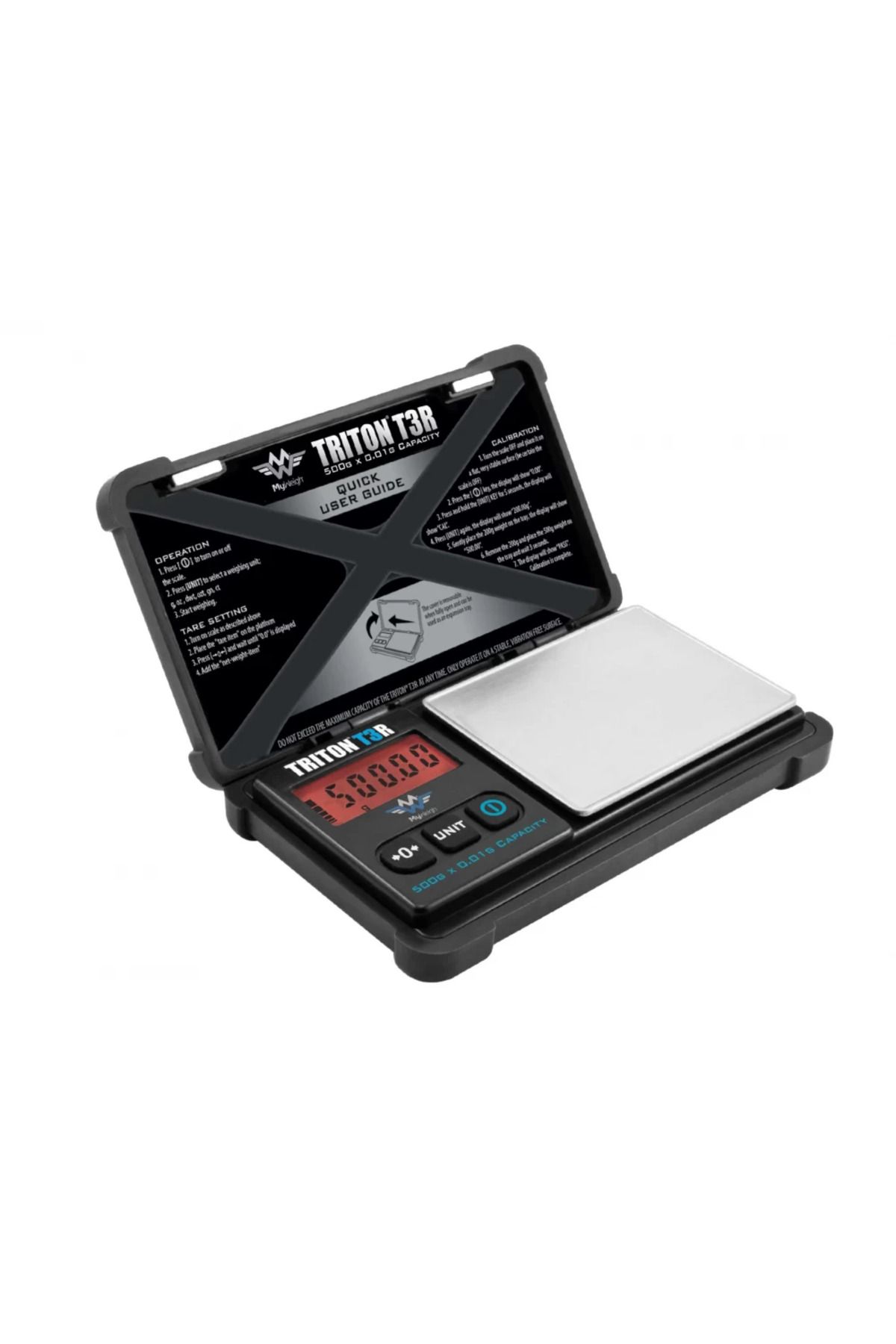 MyWeigh-Cantar Anti-soc Triton T3R tehnologie IPS 0.01-500g USB-C inclus 5