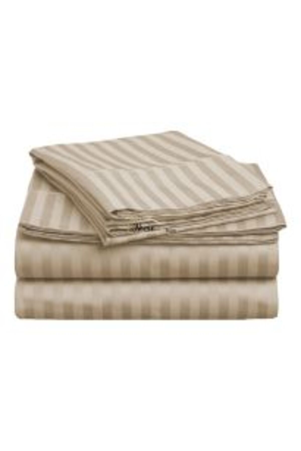 HomePuls-Set 2 Fețe pernă (Huse) Damasc satinat, dungă 1 cm, ALB, 70 x 70 cm 6