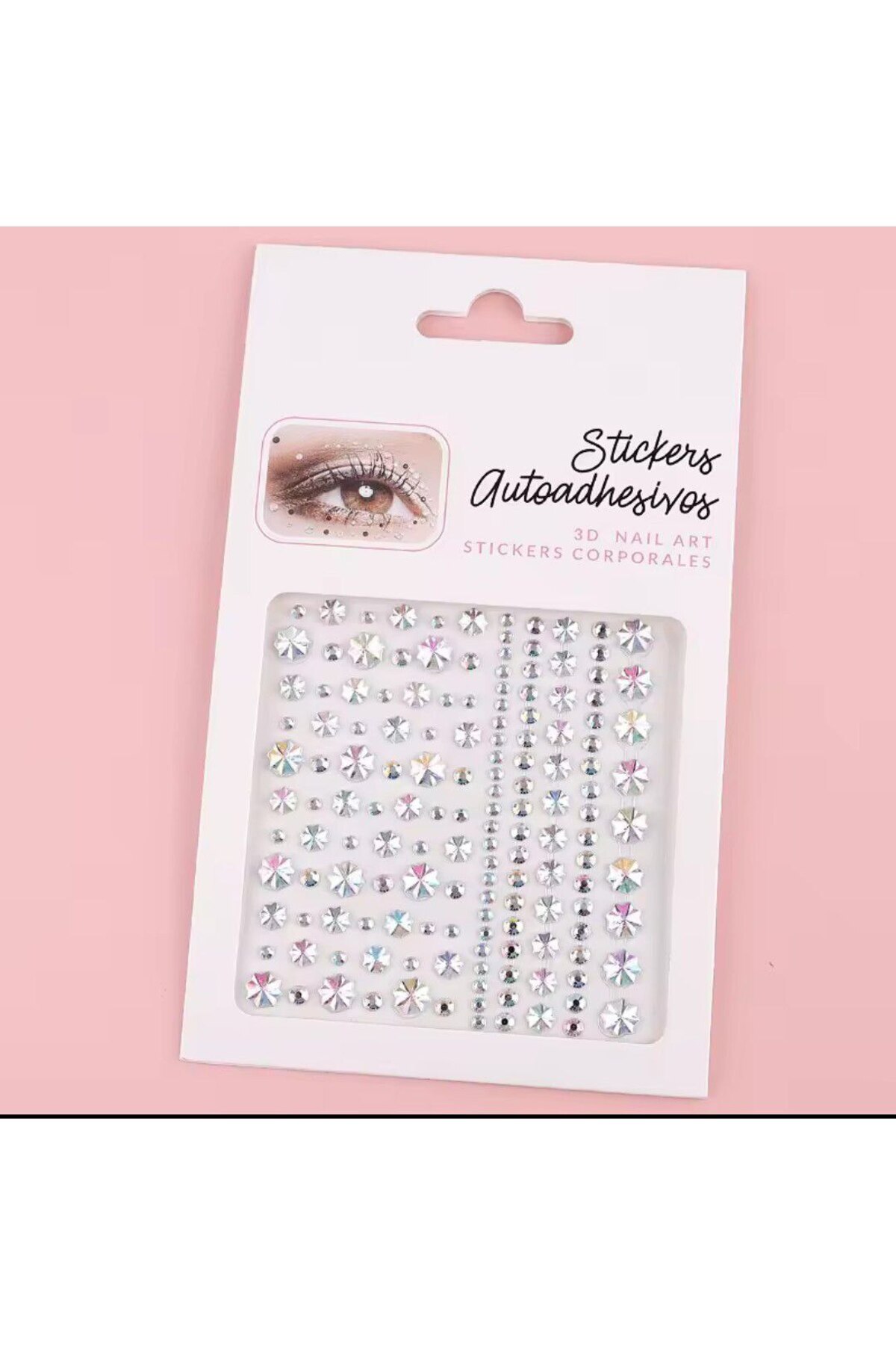 Shiklik Vücut Ve Yüz Taşı Stickers Tırnak Makyaj Taşı Yapışkan Festival Taşı Kristal Yüz Taşları