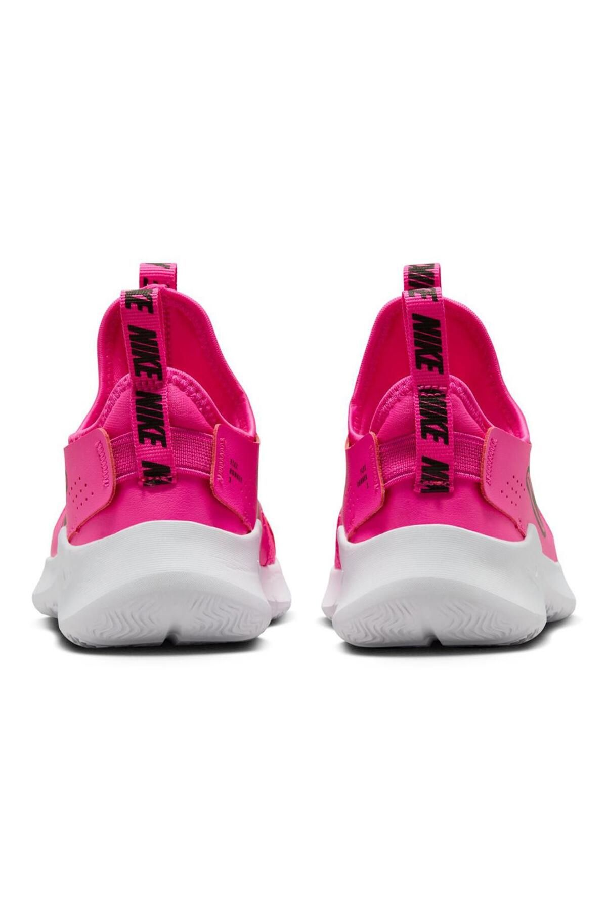 Nike-Flex Runner 3 Running Shoes - Laser Fuchsia/White 5