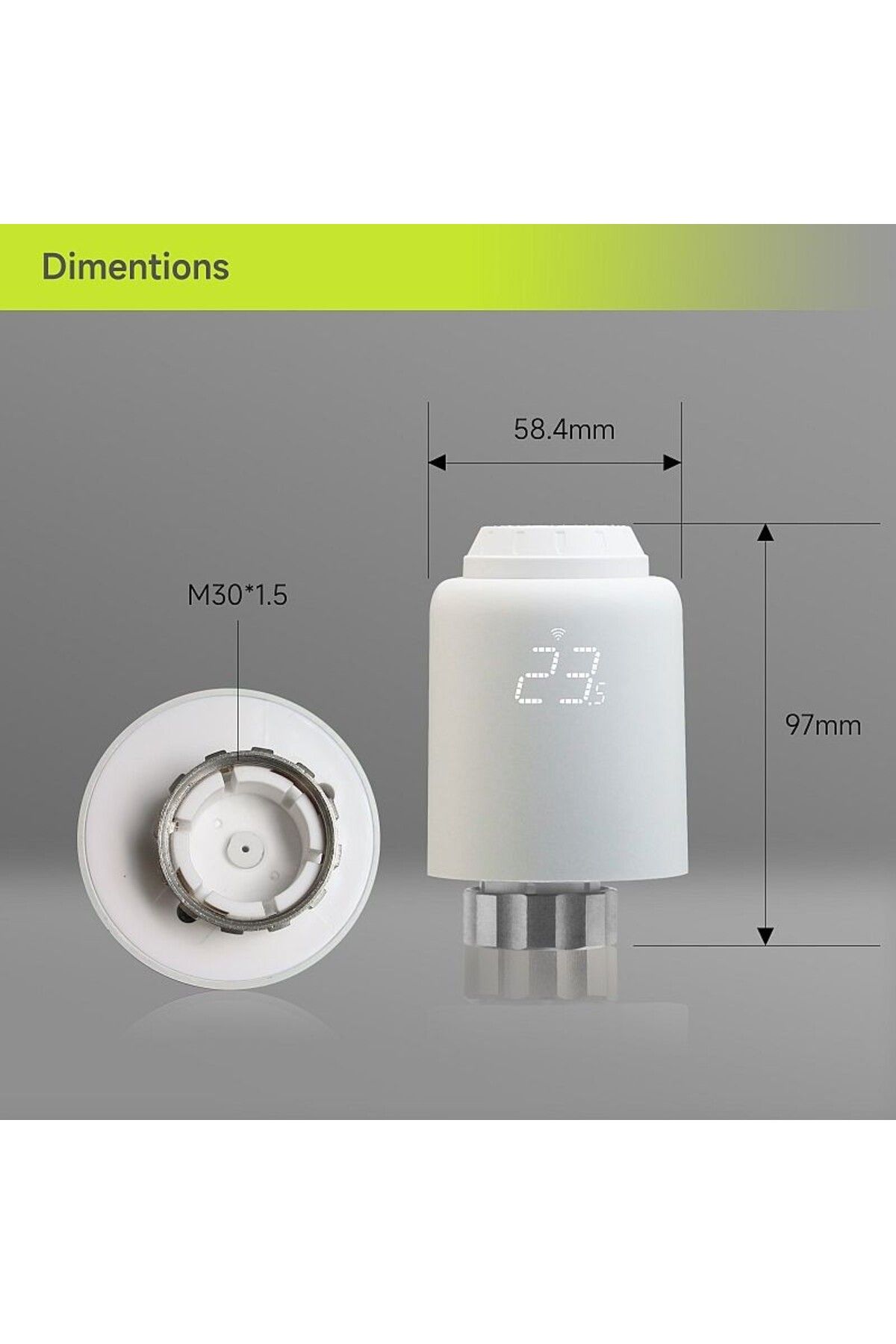 BeOk-Termostat inteligent pentru radiator, Zigbee, programabil, control vocal Google Assistant, Alexa 16