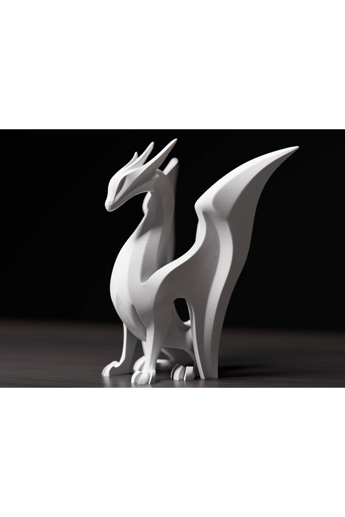 Ejderha Figürü 14cm | Fantastik Dekoratif Masaüstü Heykeli