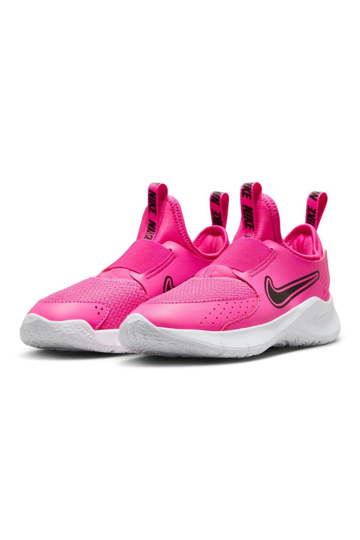 Nike-Flex Runner 3 Running Shoes - Laser Fuchsia/White 3