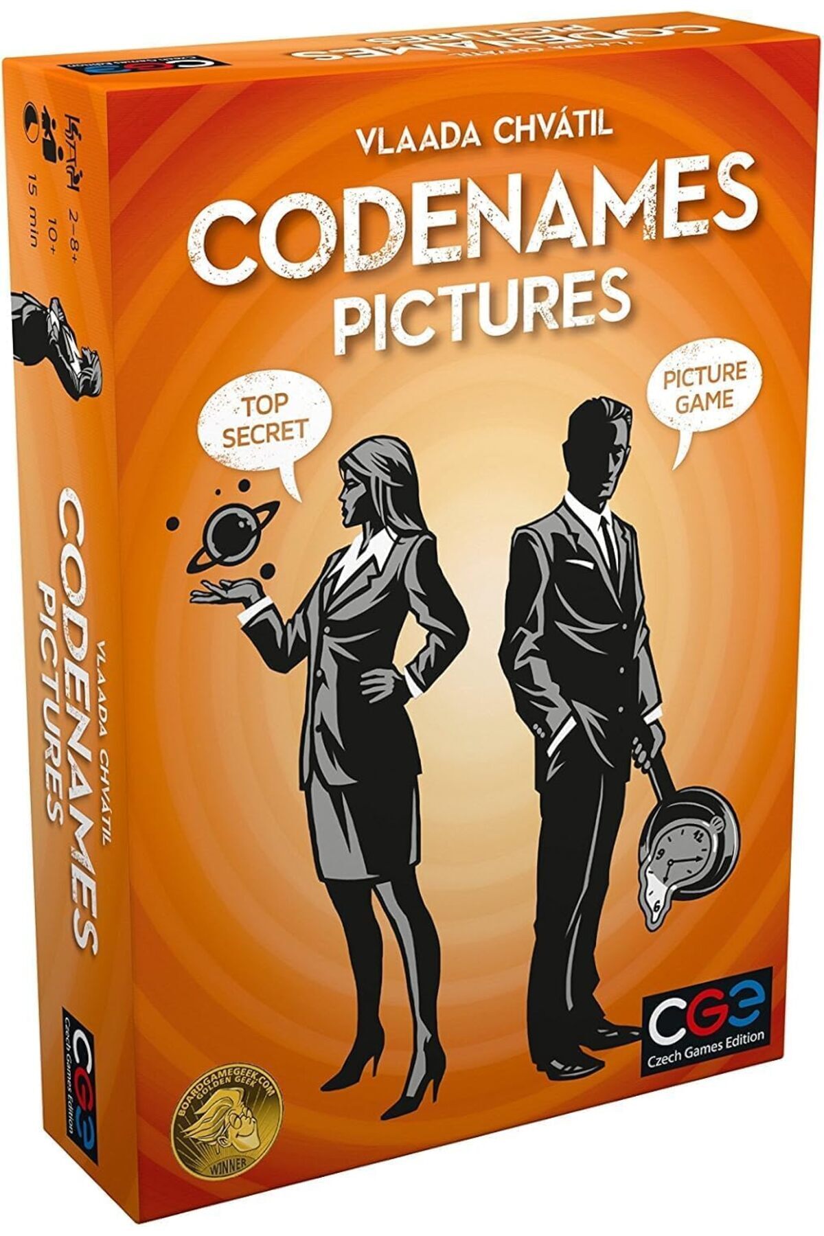 SUKILO-Codenames Pictures Party Game Bundle with Drawstring Bag 1