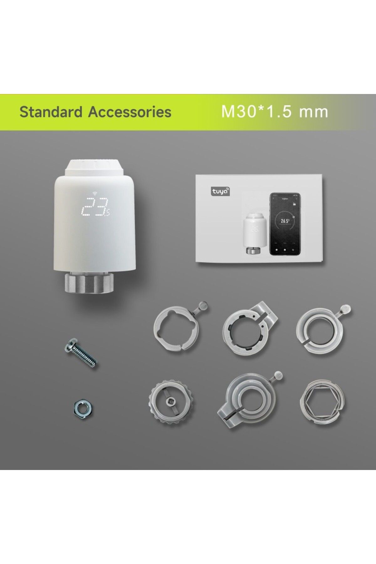 BeOk-Termostat inteligent pentru radiator, WiFi, Android iOS, control vocal Alexa, programabil 7