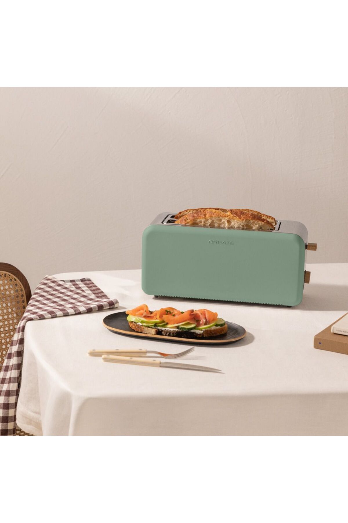 Create-Toaster, CREATE, Retro XL, 2 slices, sage 3