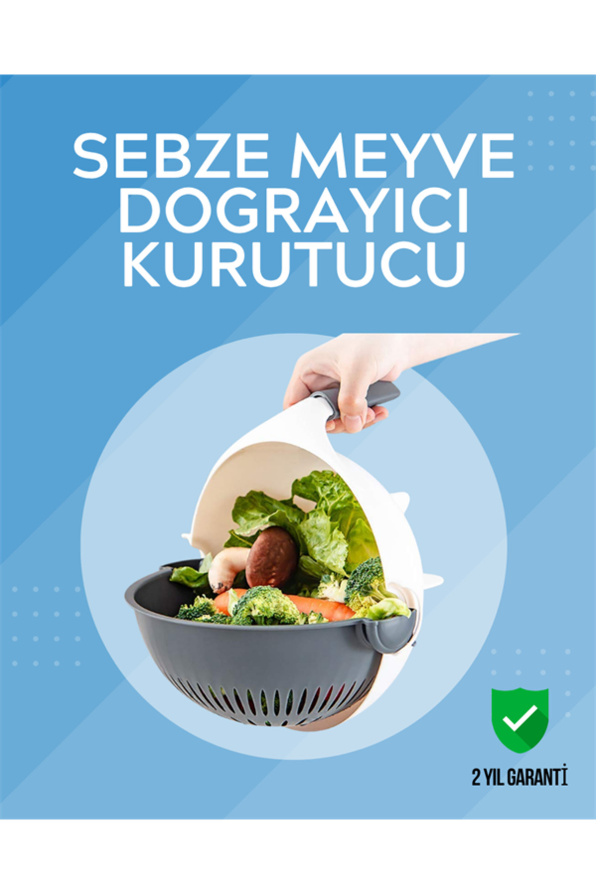 Clevora-Multipurpose Grater and Slicer with Strainer Hopper 1