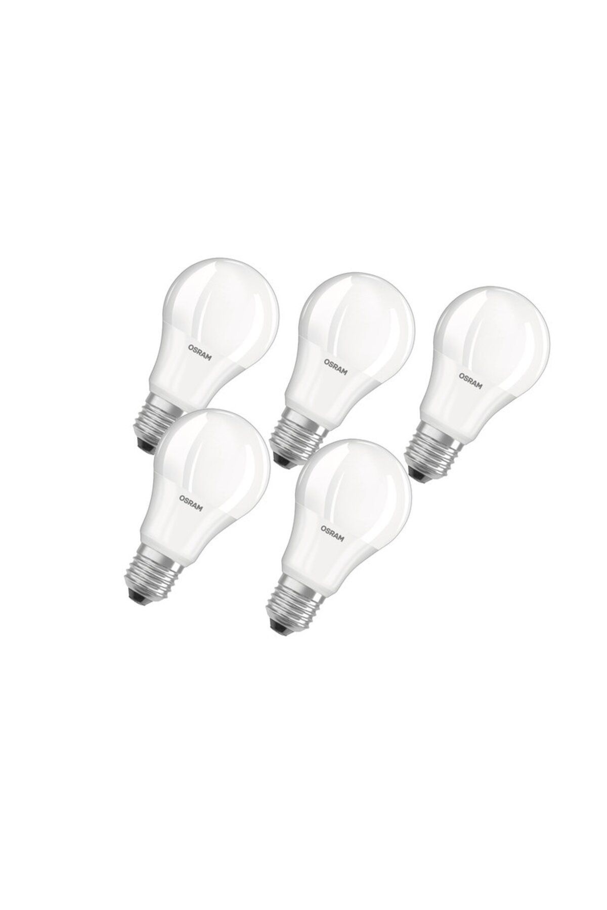 Osram-Set 5 becuri glob LED, E27, 10W echivalent 75W, unghi 360°, lumina rece, 6500K, 1055 lm, clas 4
