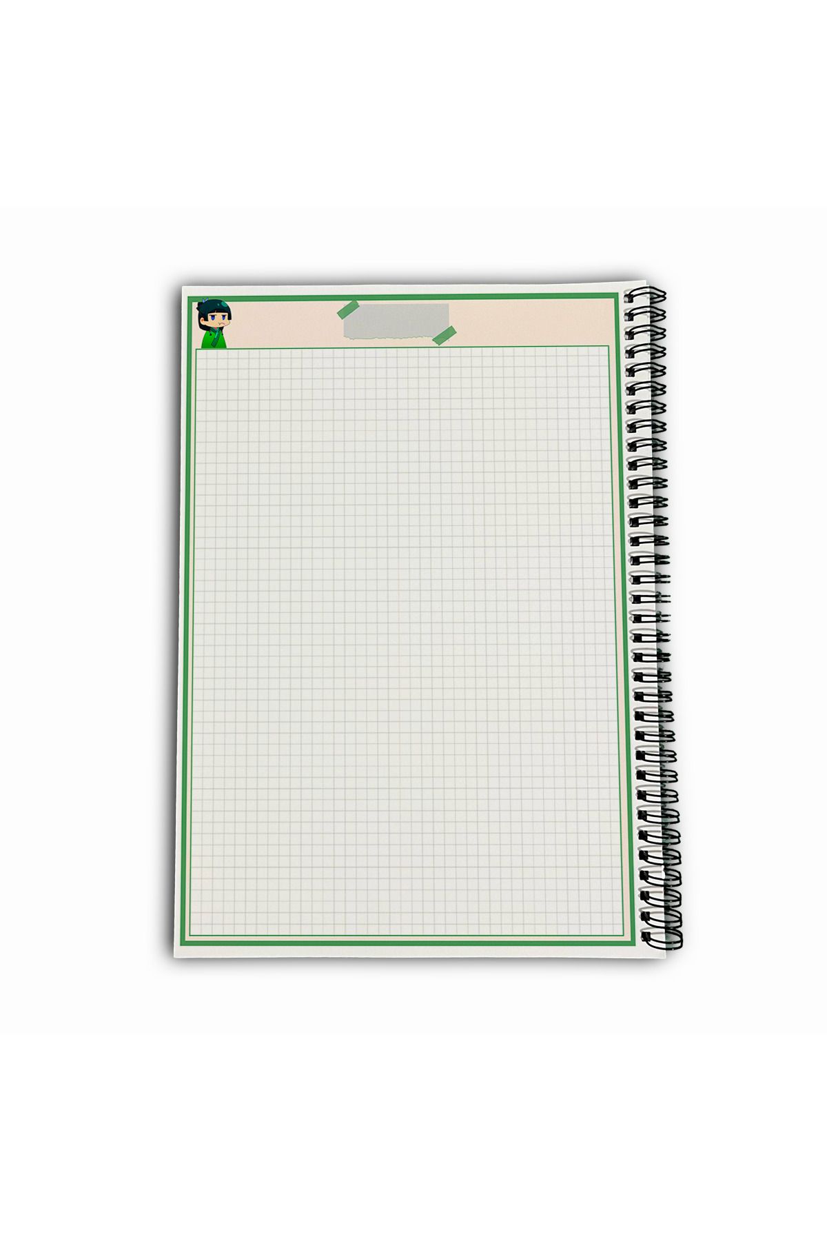 Define Moyas-The Apothecary Diaries Maomao Checkered A4 School Notebook 72 Sheets 6