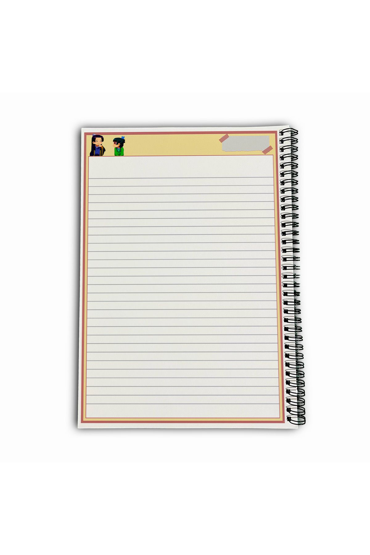 Define Moyas-The Apothecary Diaries Jinmao Striped A4 School Notebook 72 Sheets 6