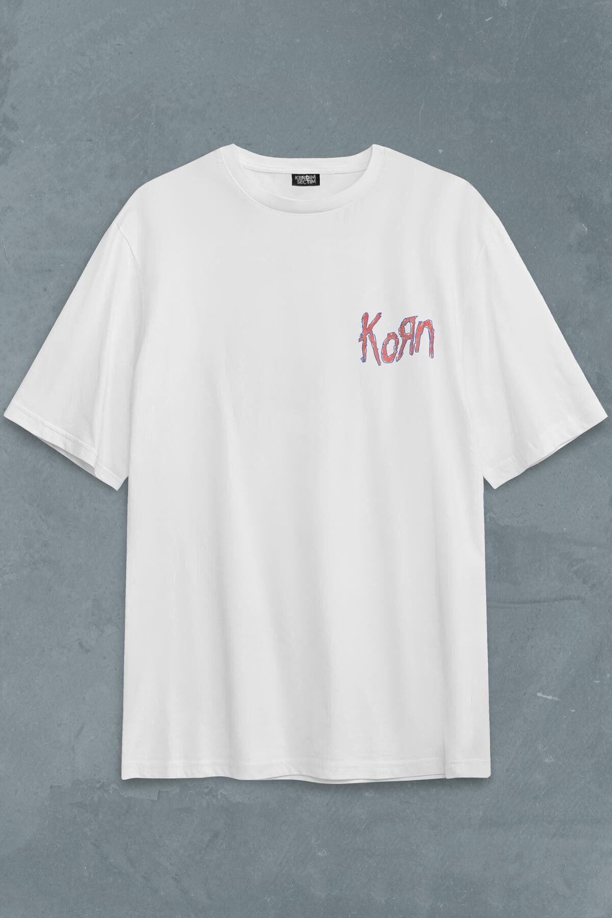 Kendim Seçtim Korn T-shirt Nu Metal RapCore Metal Music Drawing