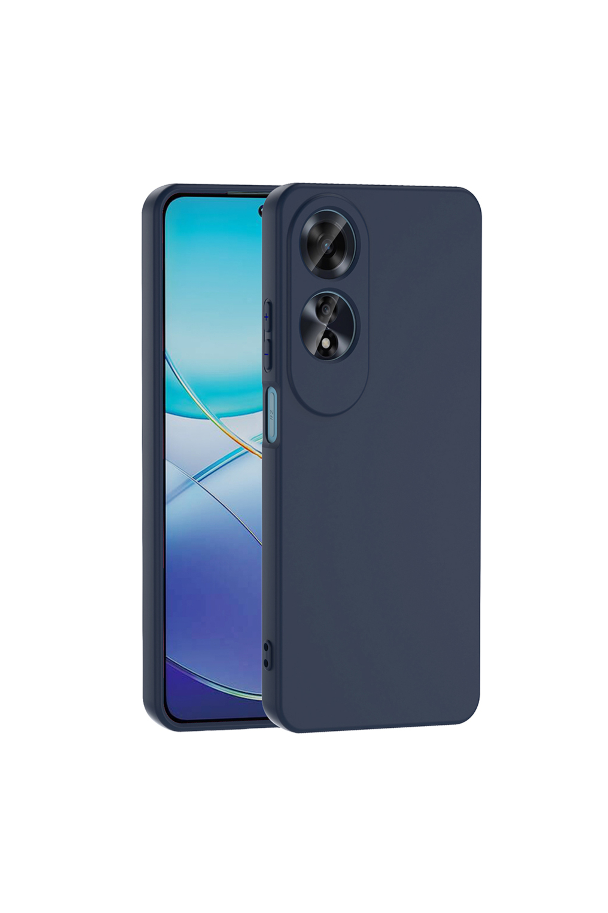 Oppo A60 Uyumlu EFFX Mara Lansman Kapak-Lacivert