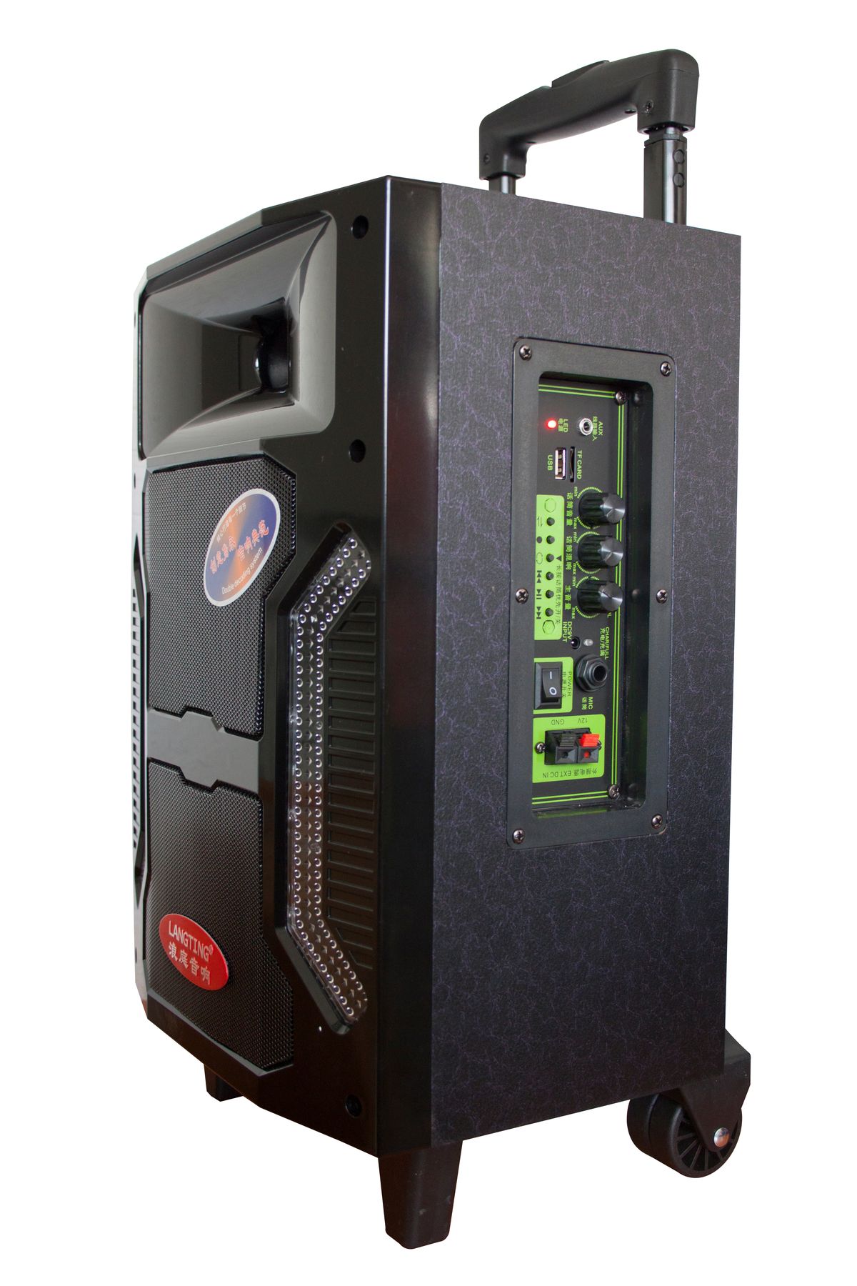 KlaussTech-Difuzor portabil Langting, card MicroSD/TF, port USB 2