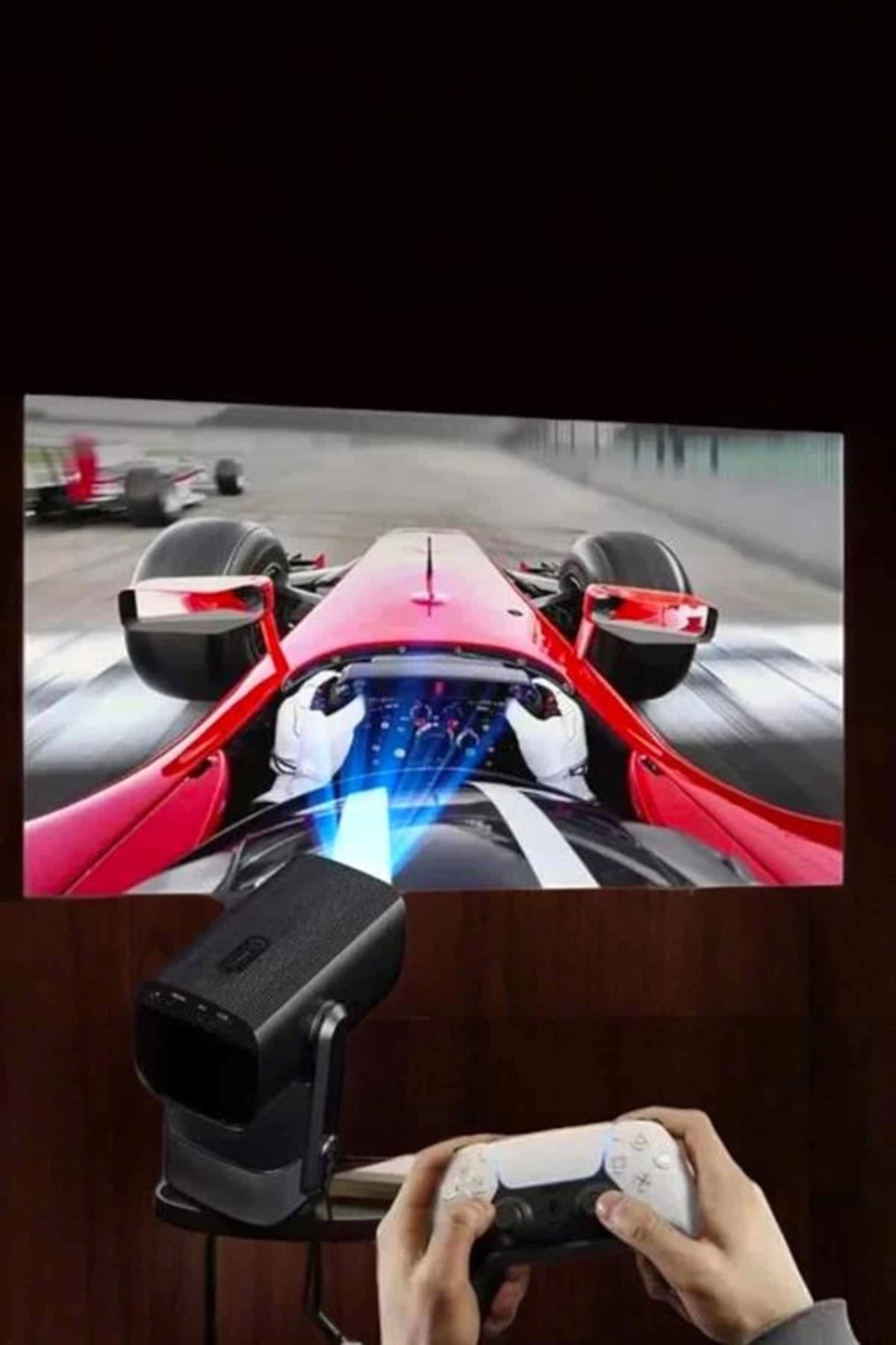 Majeur Taşınabilir Sinema Oyun Projektörü Akıllı Projeksiyon Android 11