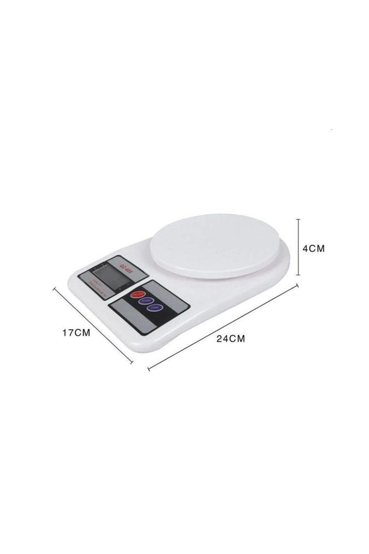PROCART-Cântar digital de bucătărie, afișaj LCD, funcție de tară, greutate maximă 5 kg, alb 3