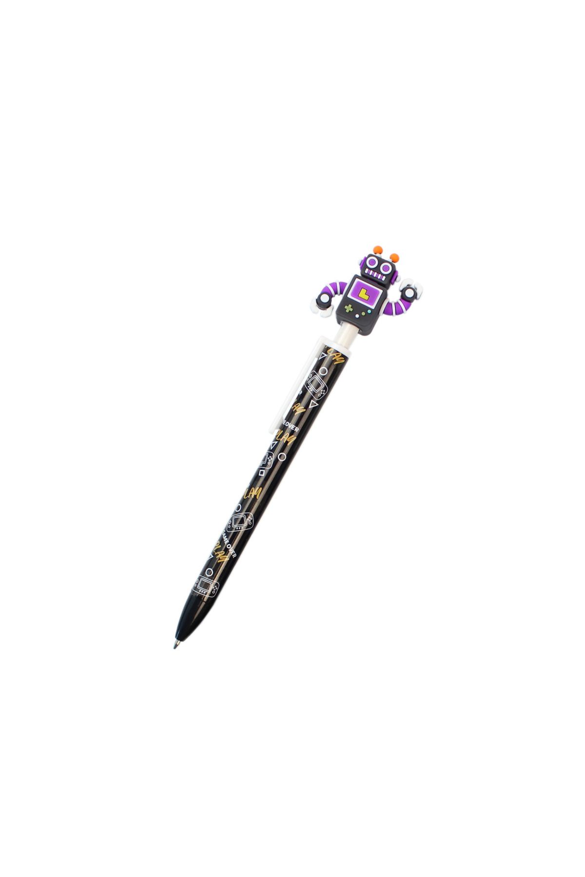 Cem-Dolphin Robot Figured 0.7 mm Tip Pen 0.7 Versatil Pen Set (4 Pcs) 5