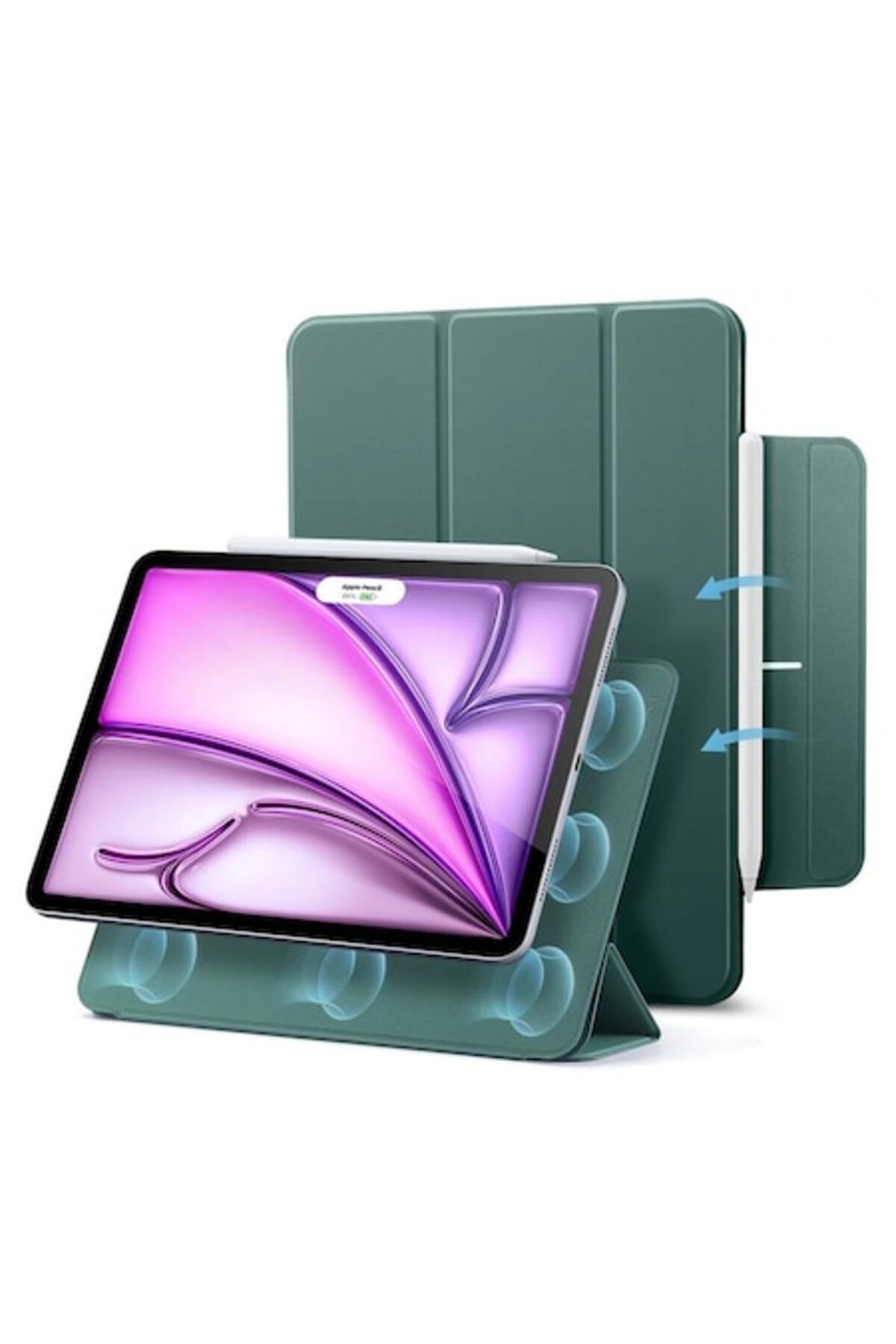 WOW-Protective Case Compatible with iPad Pro 12.9 2020/2021/2022/Air 13 2024/Air 13 2025, I69, TPU, Deep 1