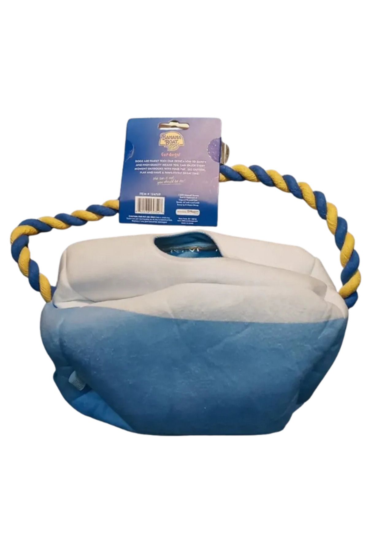 Banana Boat-4 Piece Burrow Rope Squeaky Toy Puppy Dog Toy Fetch n Float Durable Material 3