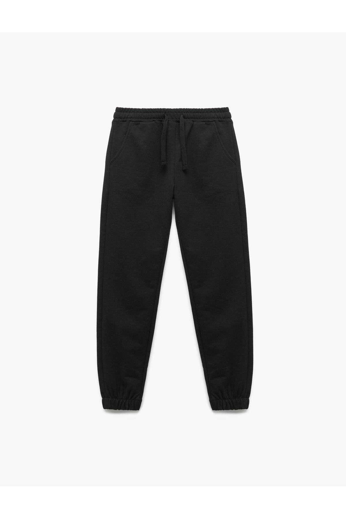 Koton-Basic Jogger Sweatpants with Elastic Waist and Pockets 1