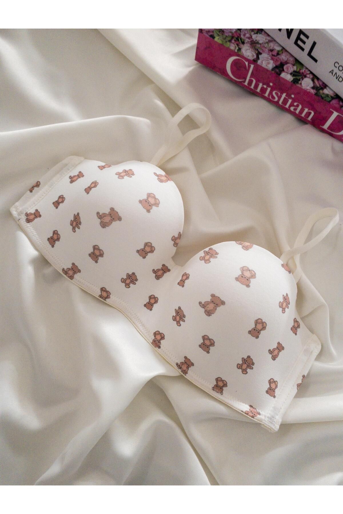 İNKO İÇ GİYİM-Minish Bearer Lotus Bra with Underwire and No Padding 5