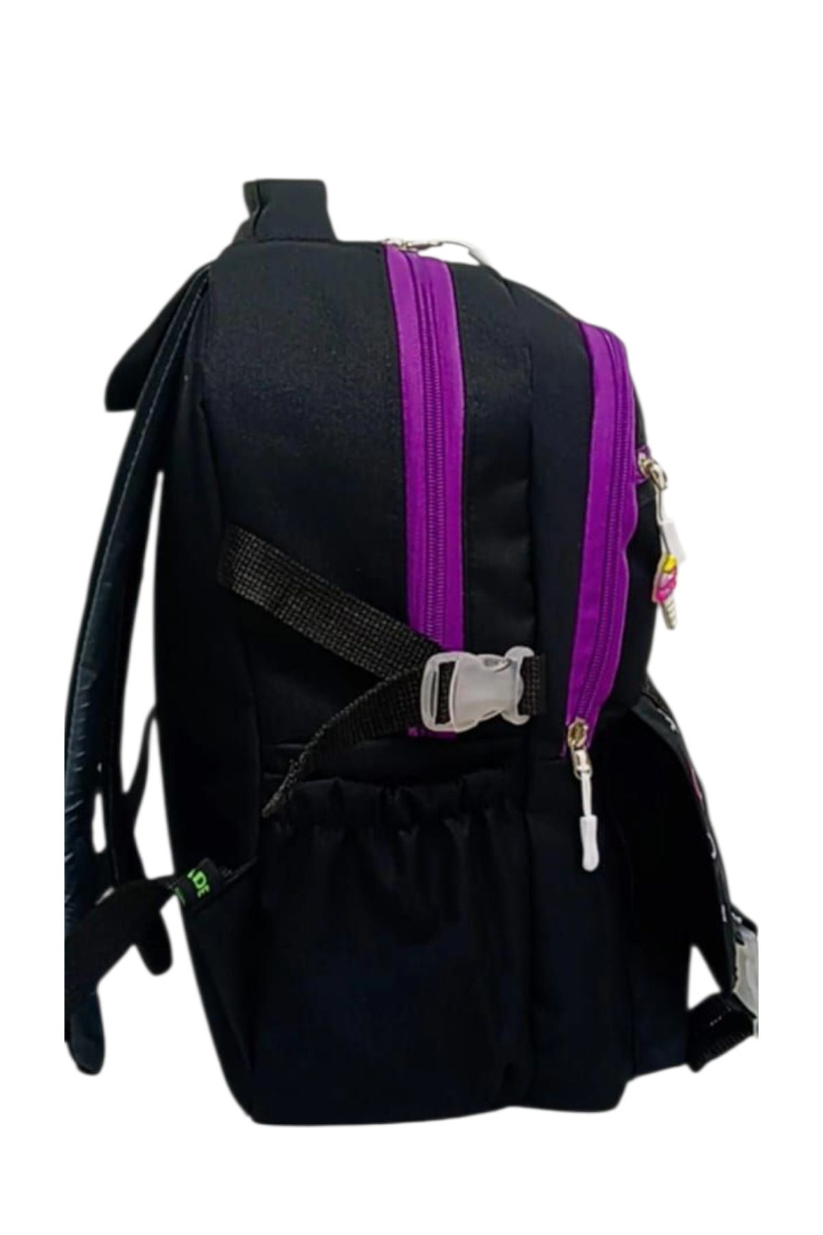ROWAN ÇANTA-First School Bag Character Patterned Accessory Korean Style Black Primary School Backpack 5