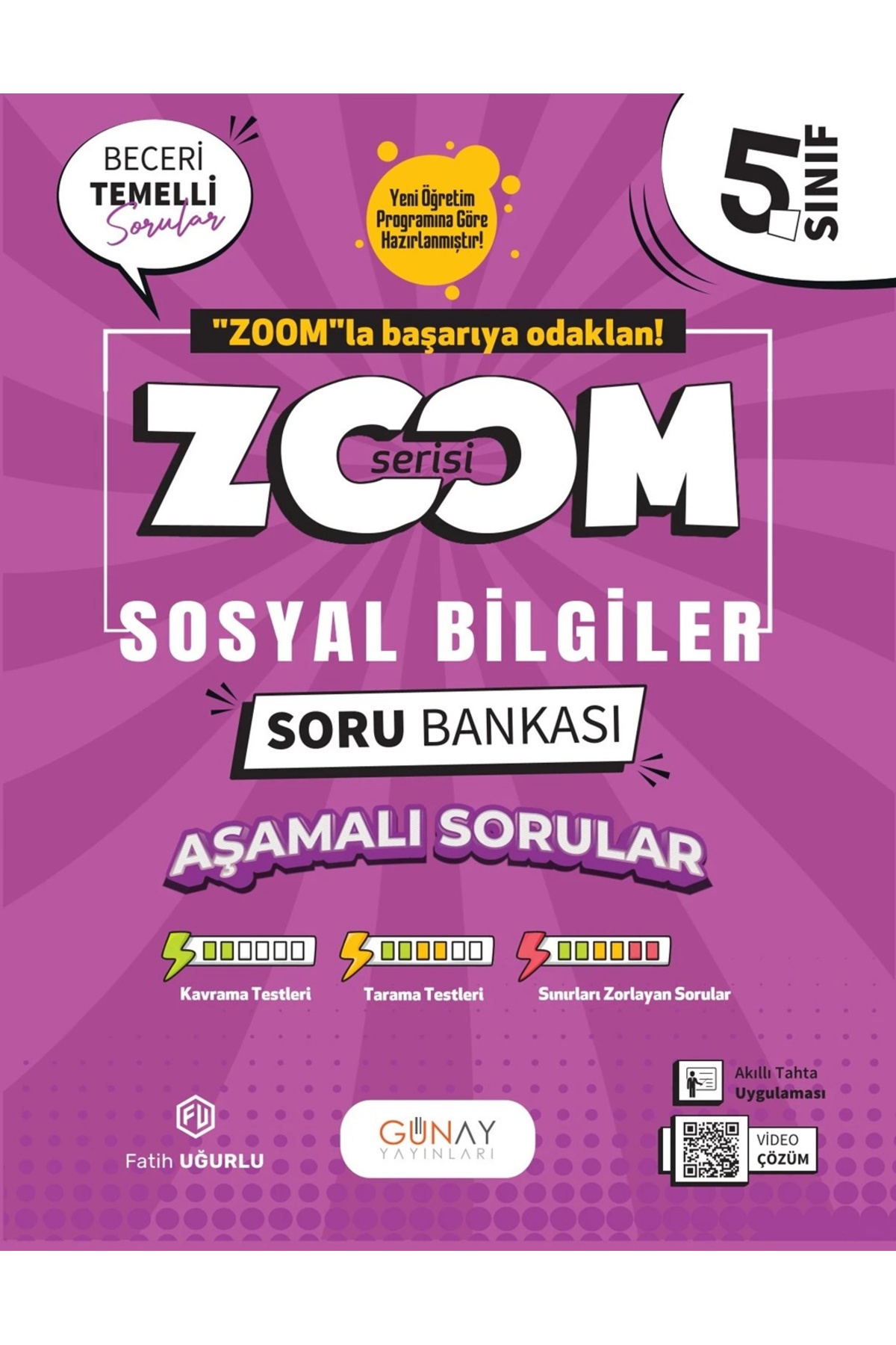 Günay Yayınları 2025-2026 5. Sınıf Tüm Dersler ZOOM Serisi Beceri
