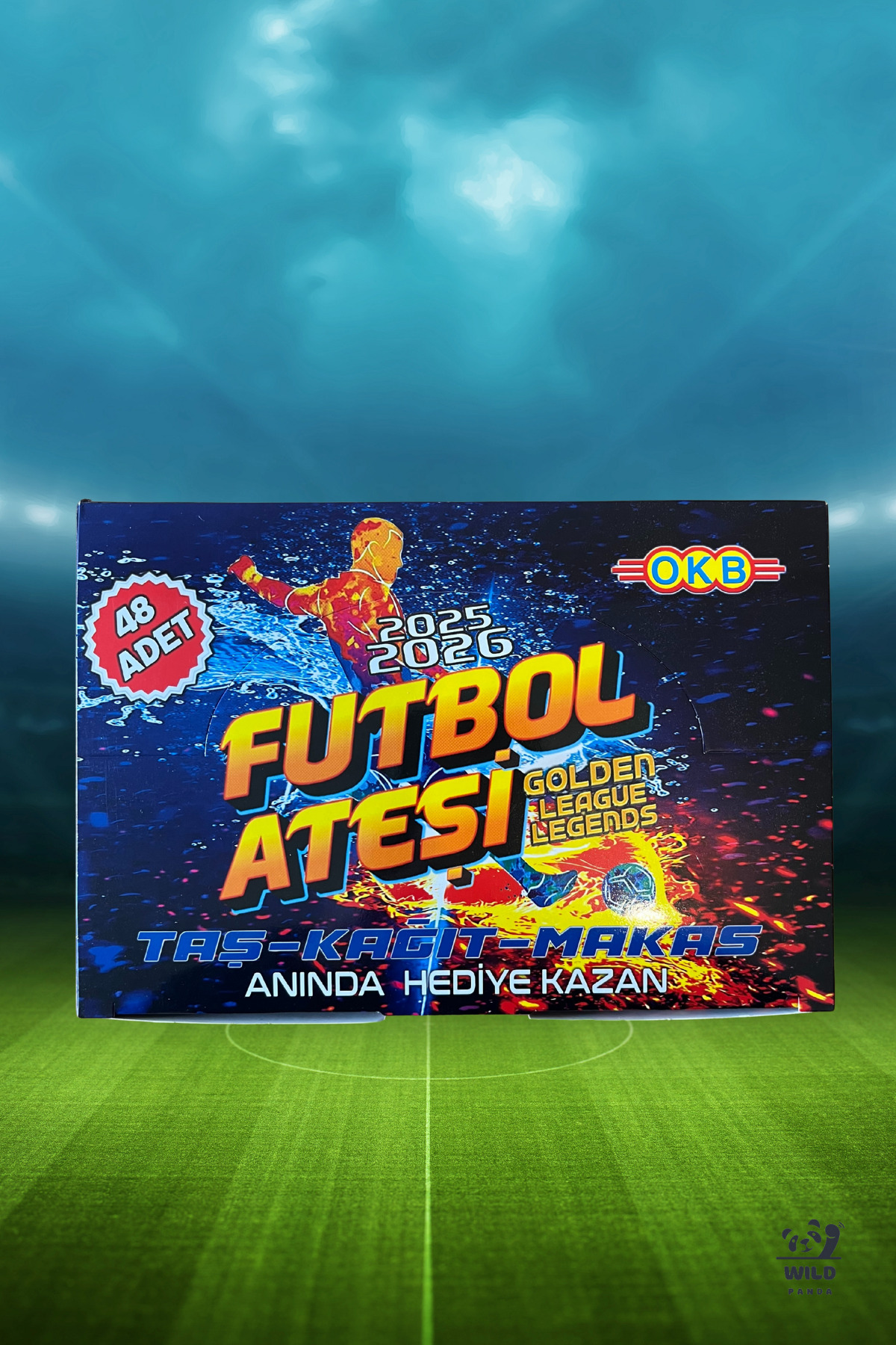 wildpanda Futbol Ateşi Taş Kağıt Makas Sporcu 12 Mini Kutu
