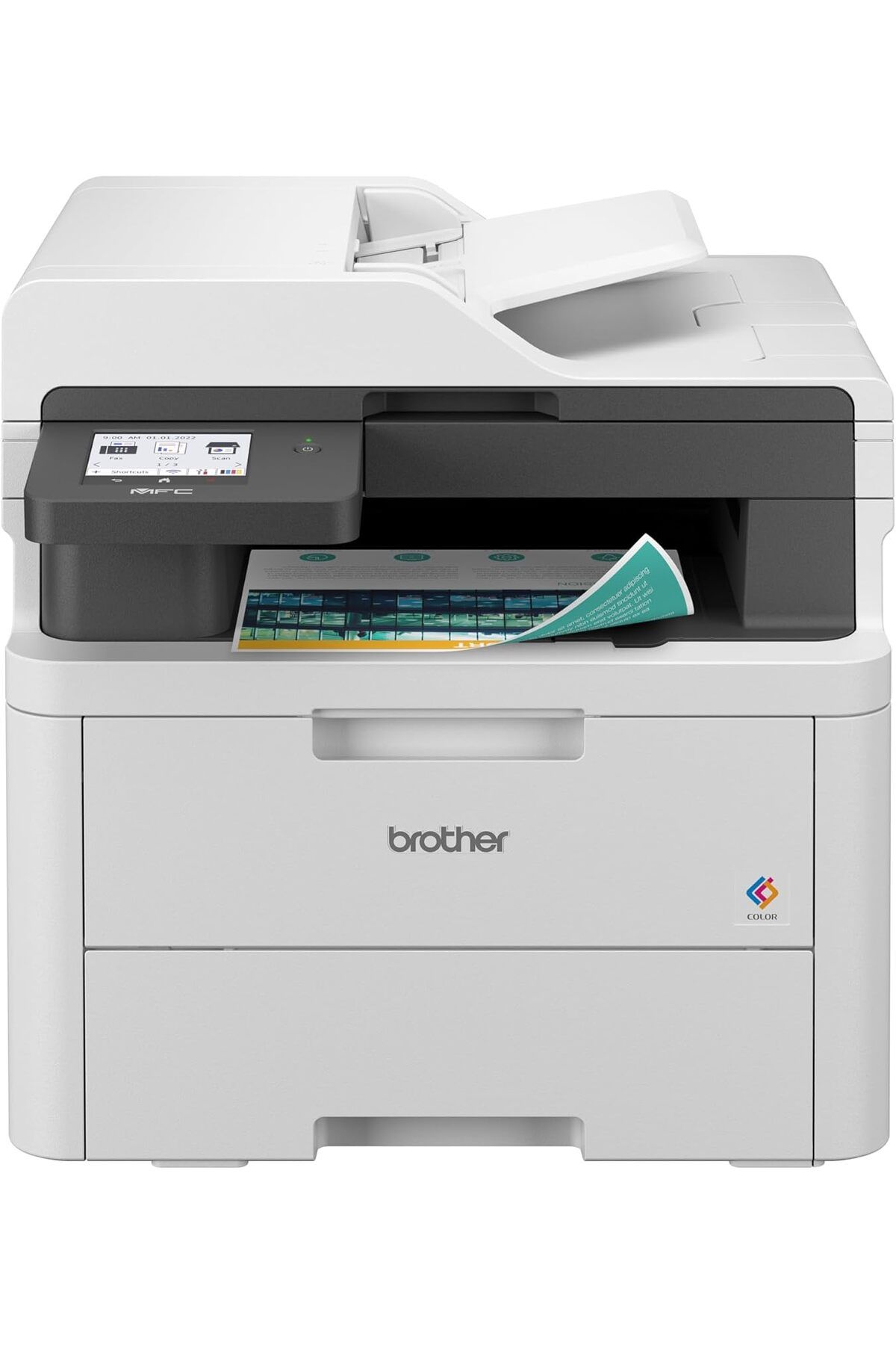Brother-Wireless All in One Printer, MFC-L3720CDW, with Advanced LED Color Laser Print, ADF, Duplex 1
