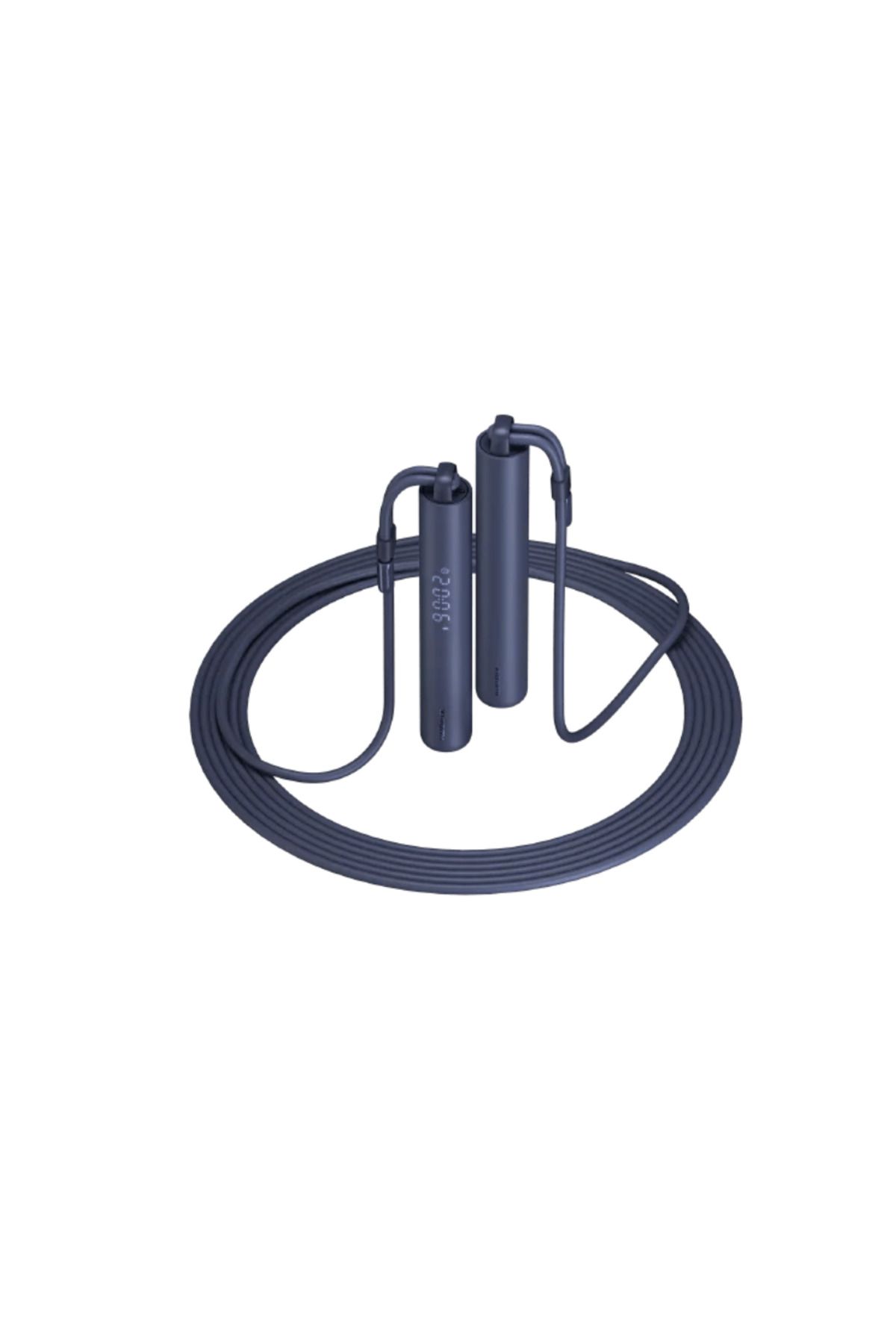 Generic-حبل قفز ذكي رقمي مع عداد للسعرات الحرارية - حبل قفز سلكي ولاسلكي قابل للتعديل للياقة البدنية 3