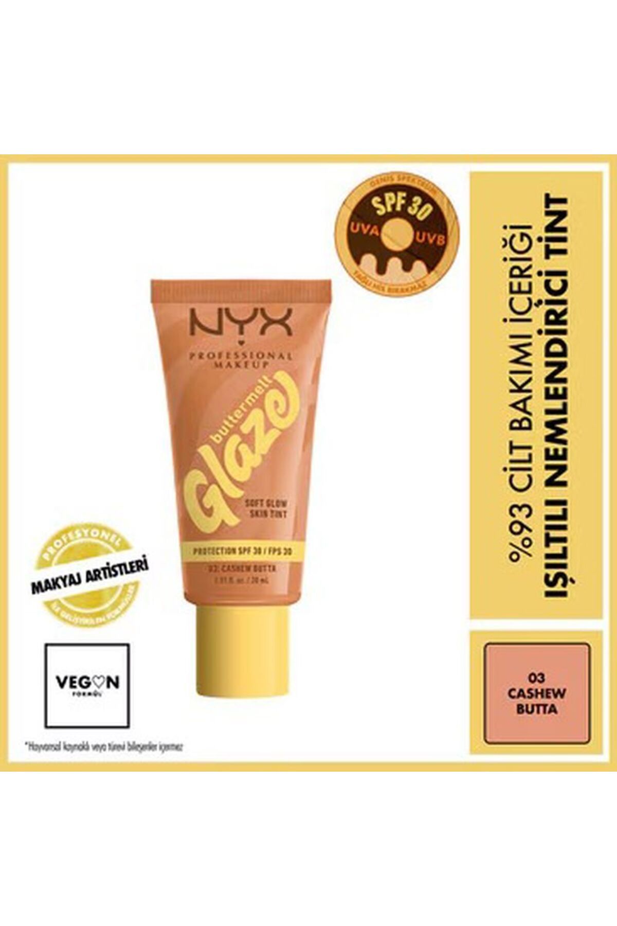 NYX-Buttermelt Glaze Shimmering Moisturizing Tint Cashew Butta 03 1