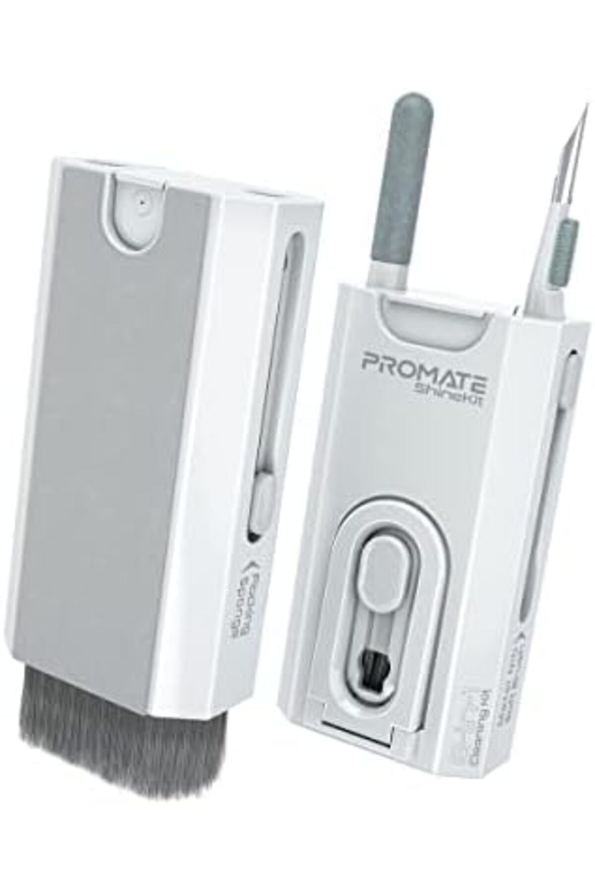 Promate-Cleaner Set 8-in-1 Electronic Cleaner Kit with High-Density Brush Flocking Sponge Removable 1