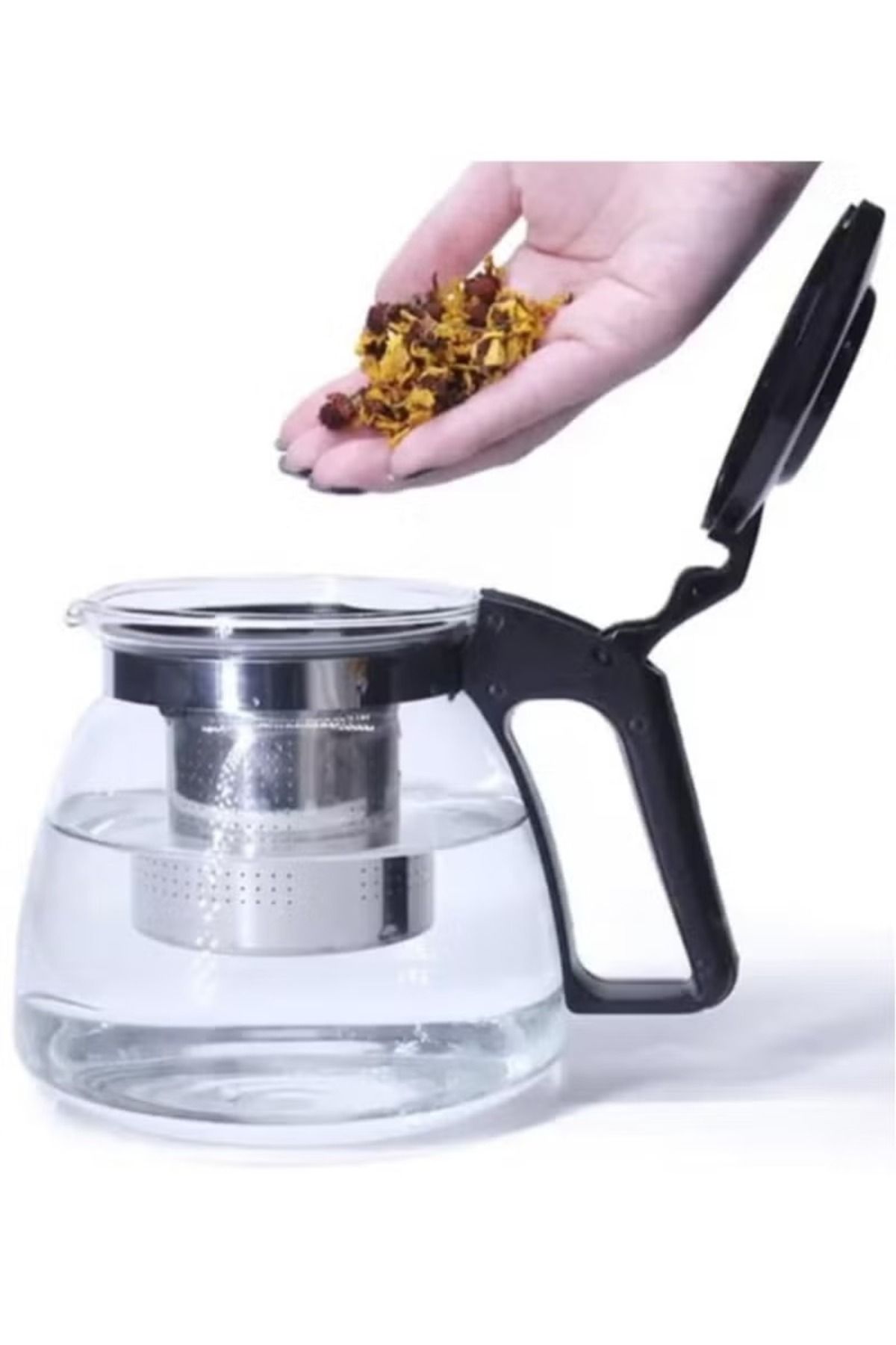 SLIVERS CRIEST-Kettle with Tea Tray, 2-in-1 Kettle and Teapot Set 3