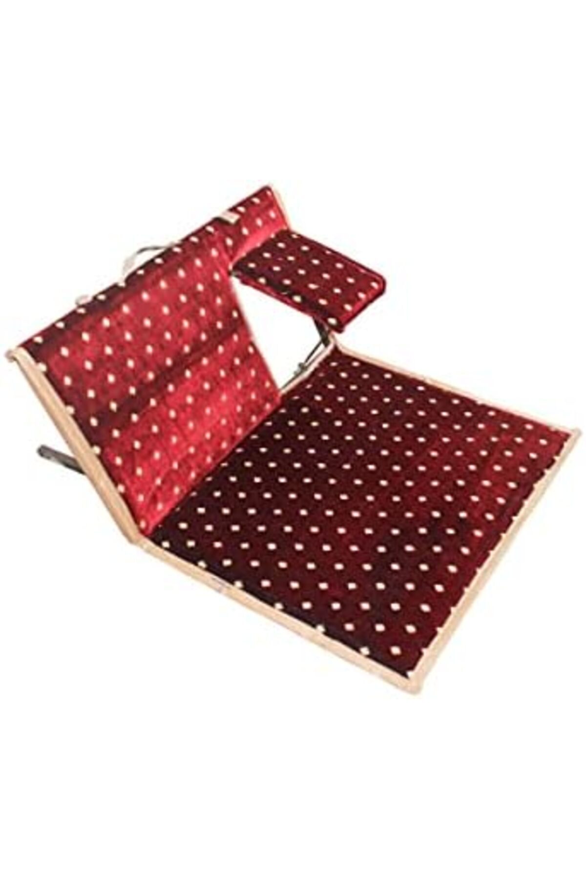 كرسي أرضي تقليدي قابل للطي مع مسند ذراع ومسند ظهر قابلين للتعديل