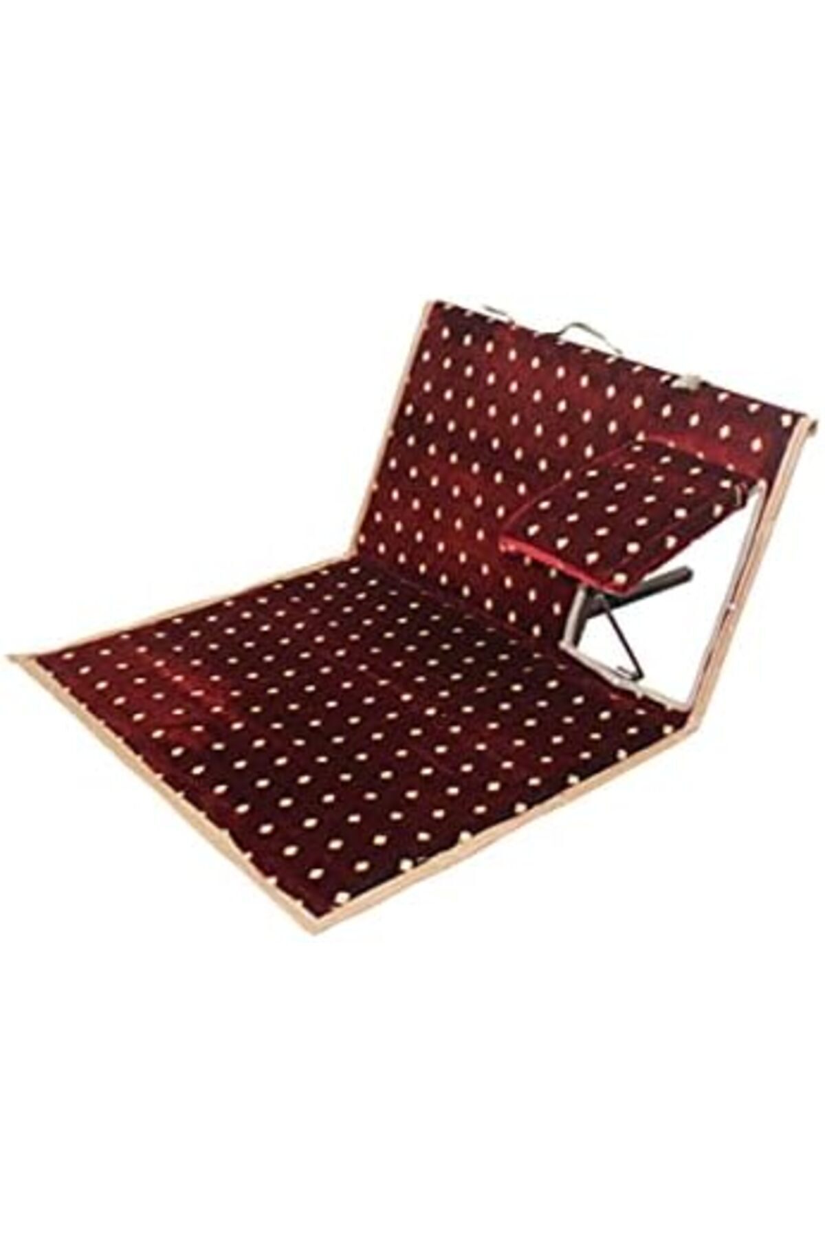 كرسي أرضي تقليدي قابل للطي مع مسند ذراع ومسند ظهر قابلين للتعديل