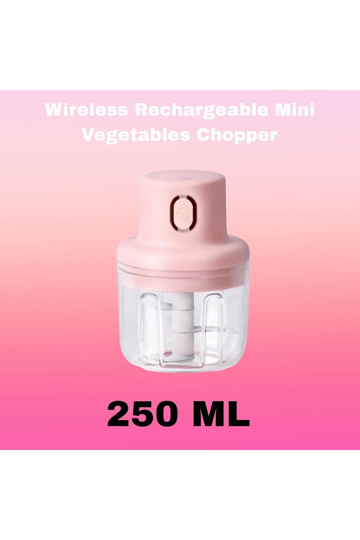SUKILO-Wireless Rechargeable Mini USB Electric Hand Chopper – 250ML Food Processor with Unbreakabl 7
