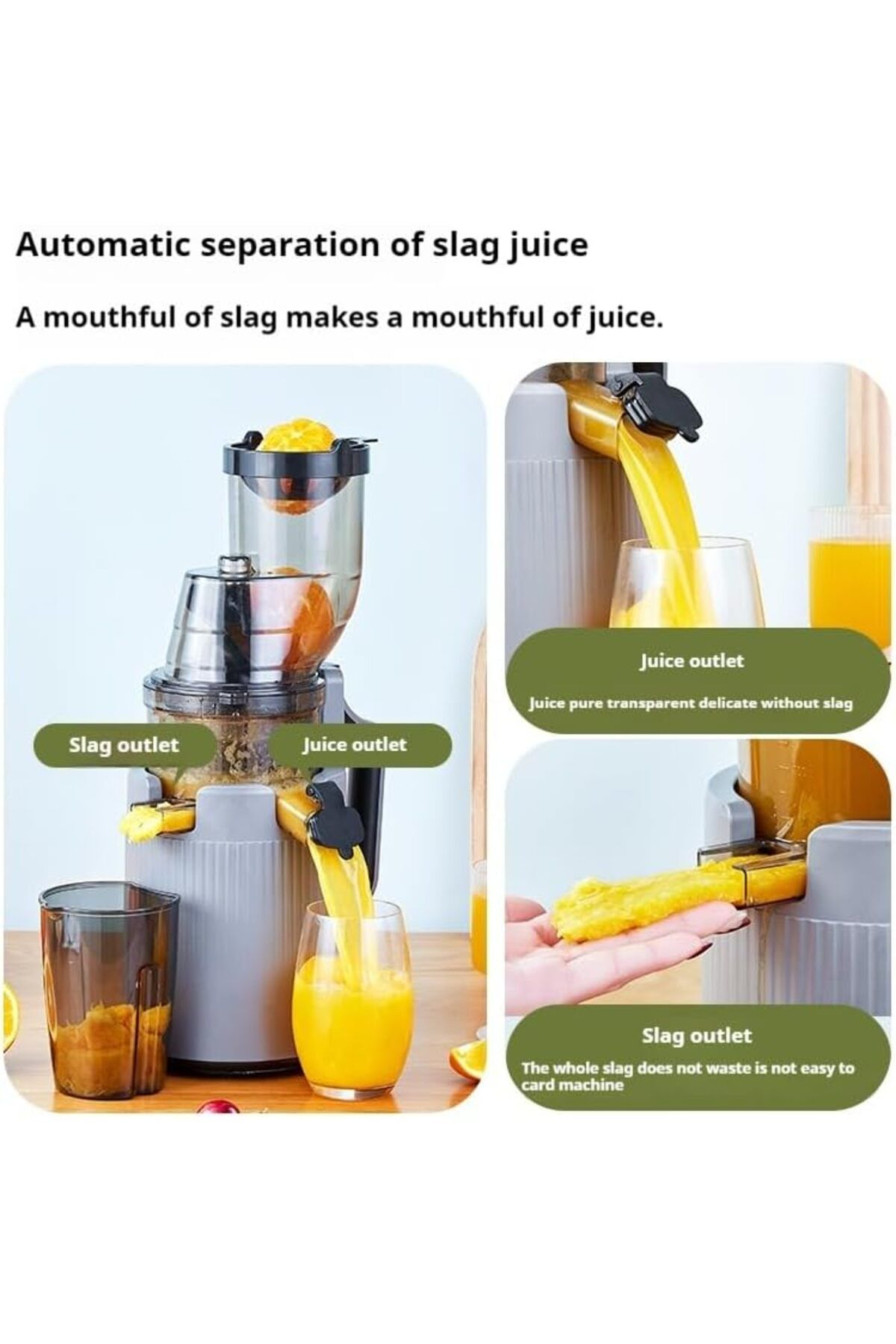 SUKILO-High Performance Electric Juicer for Fruits and Vegetables | 200 Watts with Large 3.55 inch C 3