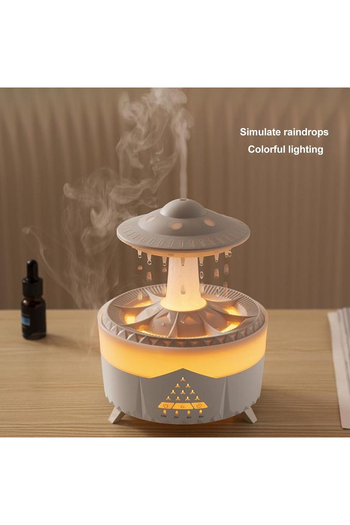 SUKILO-7-Color Rain Cloud Humidifier with Essential Oil Diffuser 5