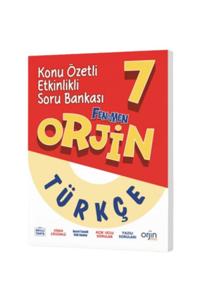 Fenomen Yayıncılık Orjin 7. Sınıf Türkçe Konu Özetli Soru Bankası