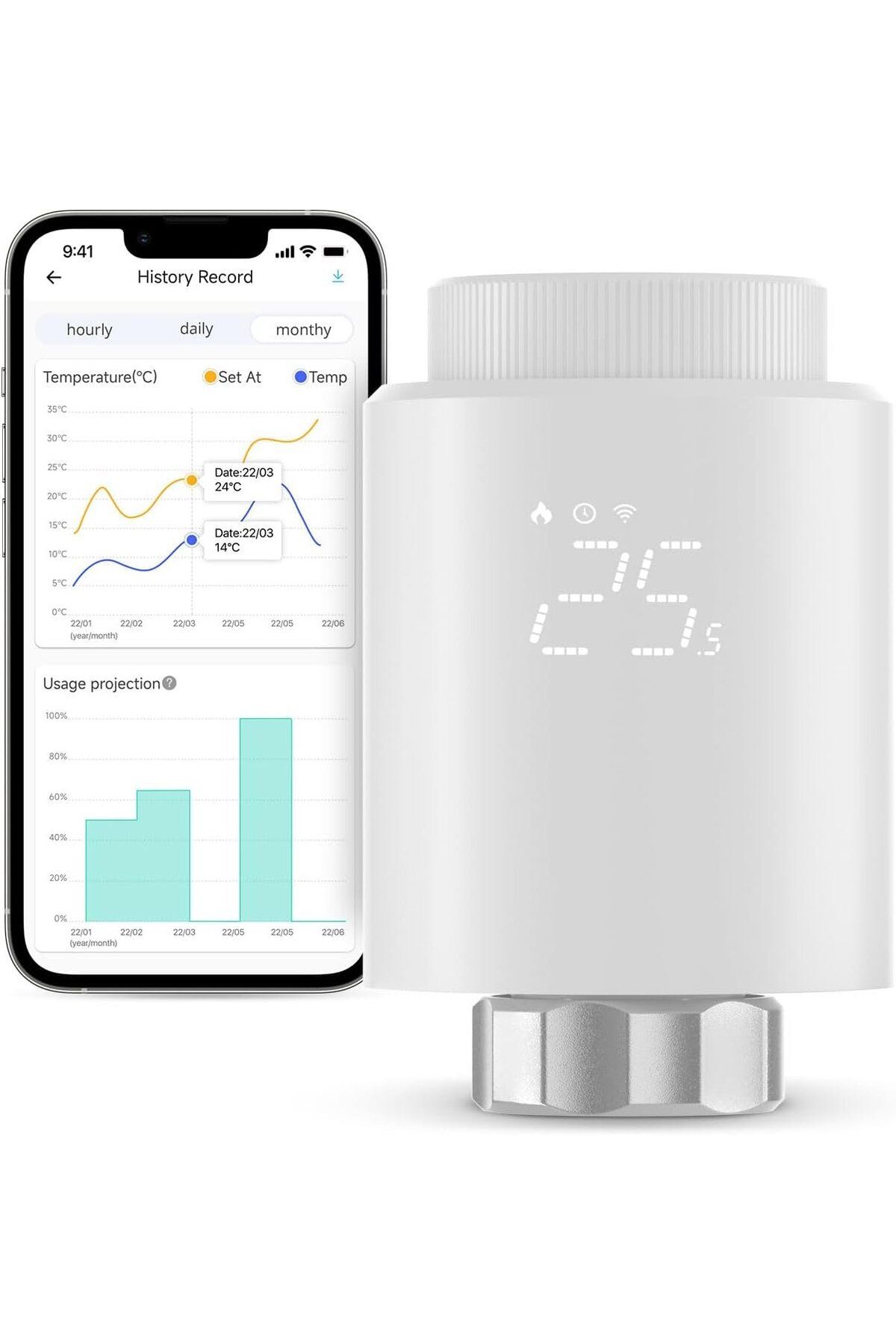 Sonoff-TRVZB smart thermostatic head, Zigbee 3.0 for radiator 4