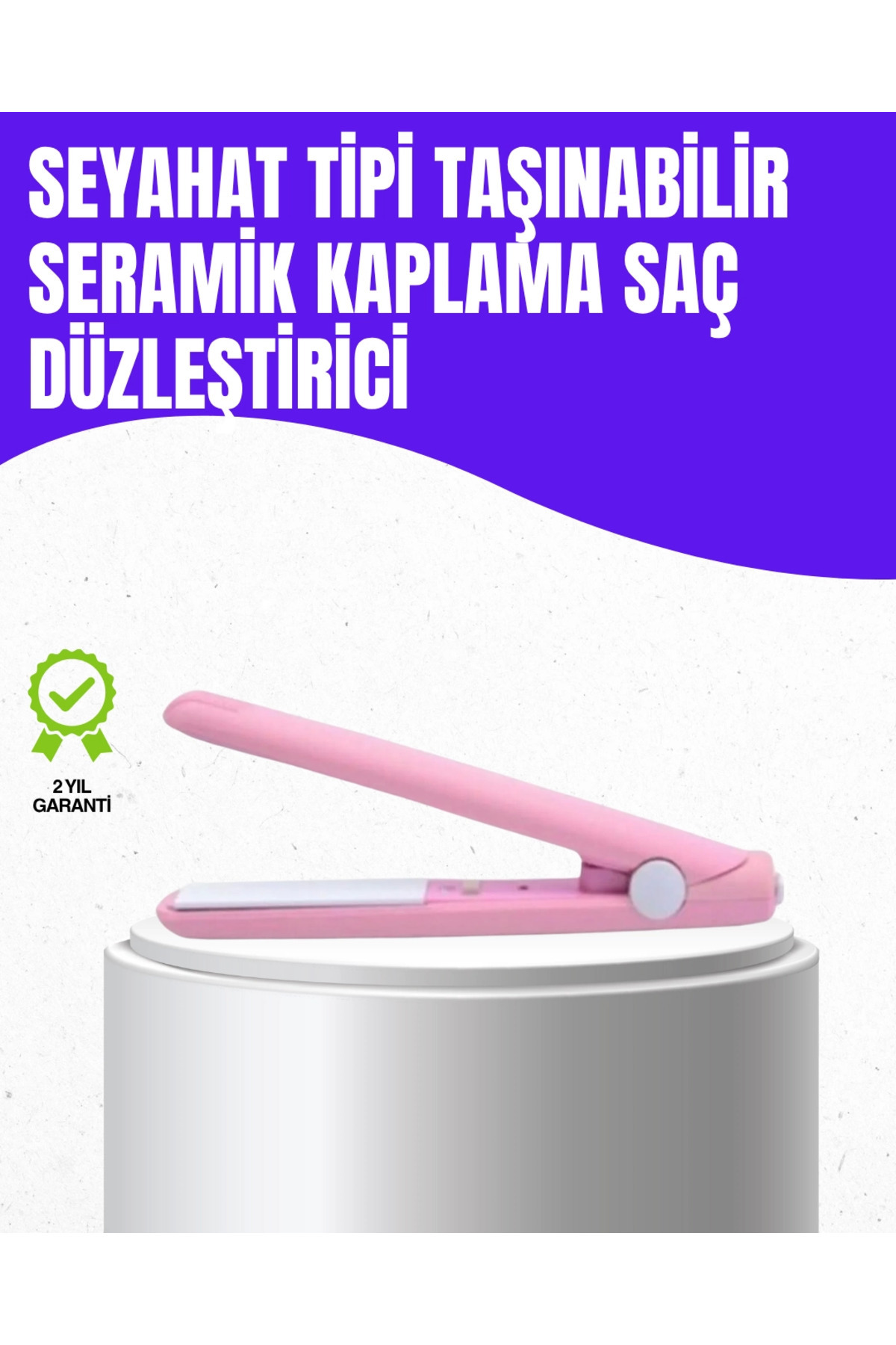 LAMİATAKI Otomatik Güç Ayarlı, Yaylı Sistemli Kısa Saç Kıvırıcı – Çekmeden ve Kırmadan Şekillendirme