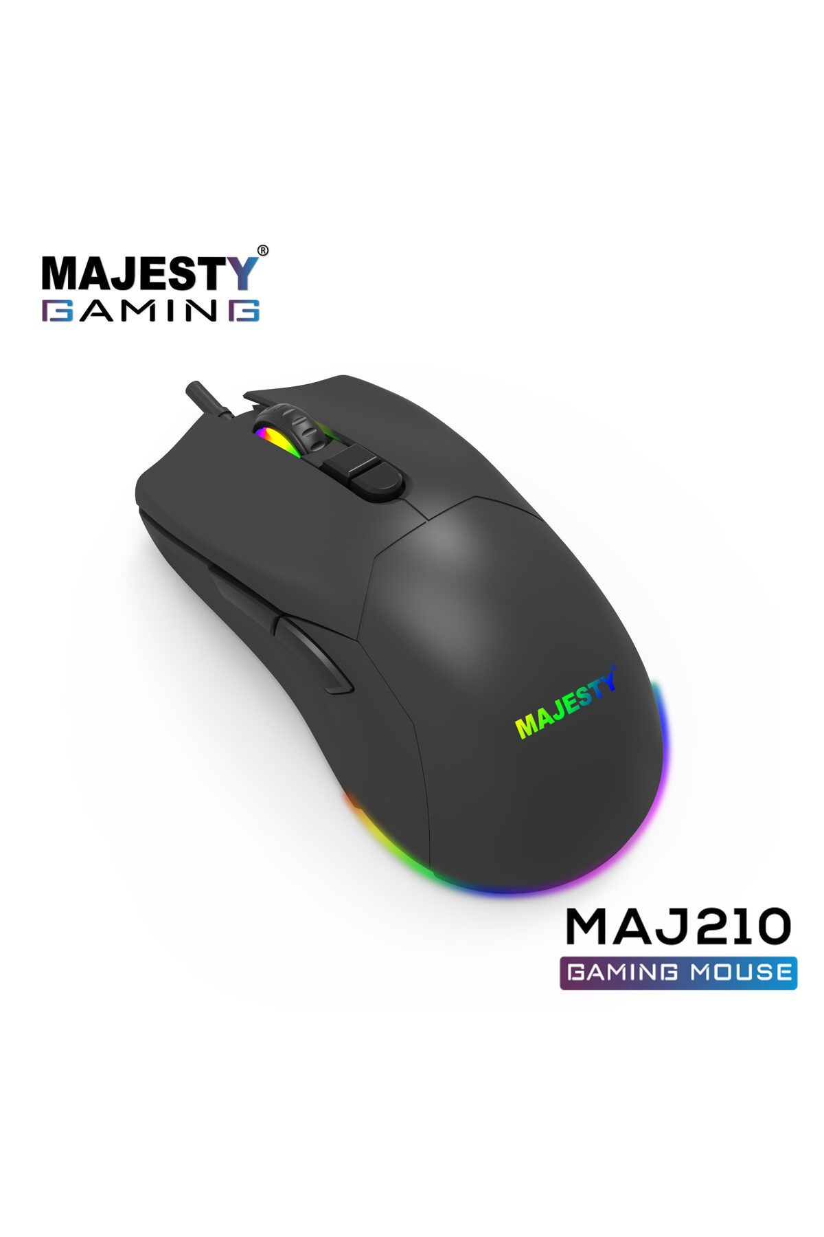 majesty-Wired Optical Gaming Mouse 7200 DPI with 7 Programmable Buttons and RGB Backlight 6