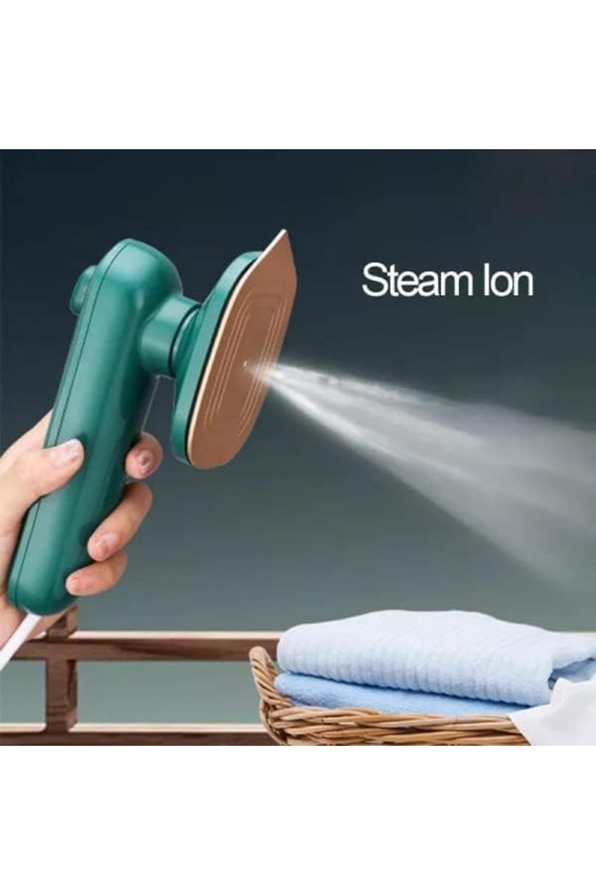 SUKILO-Mini Portable Iron Steam Iron, 2-in-1 Handheld Steam Generator with Constant Temperature, Dry 4