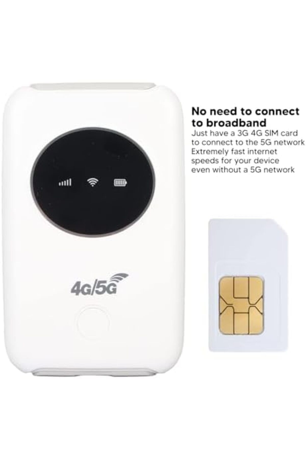 SUKILO-مودم واي فاي 4G LTE مفتوح، راوتر نقطة اتصال واي فاي 5G مع فتحة SIM، واي فاي محمول بسرعة 300 ميجابت في الثانية 6