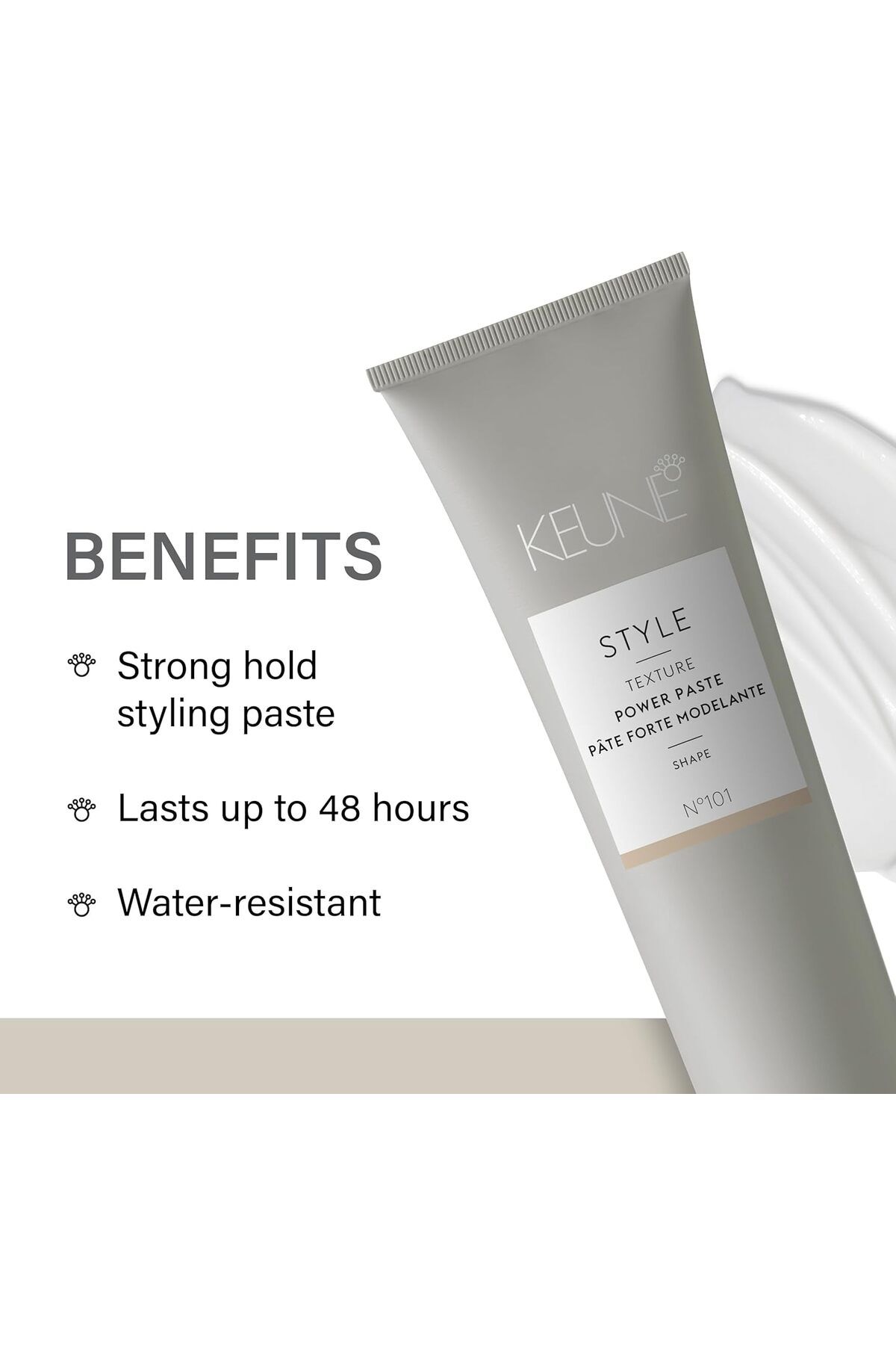 Keune-Keune Style Power Paste Matte Hold Styling Cream - 150ml - N101 1