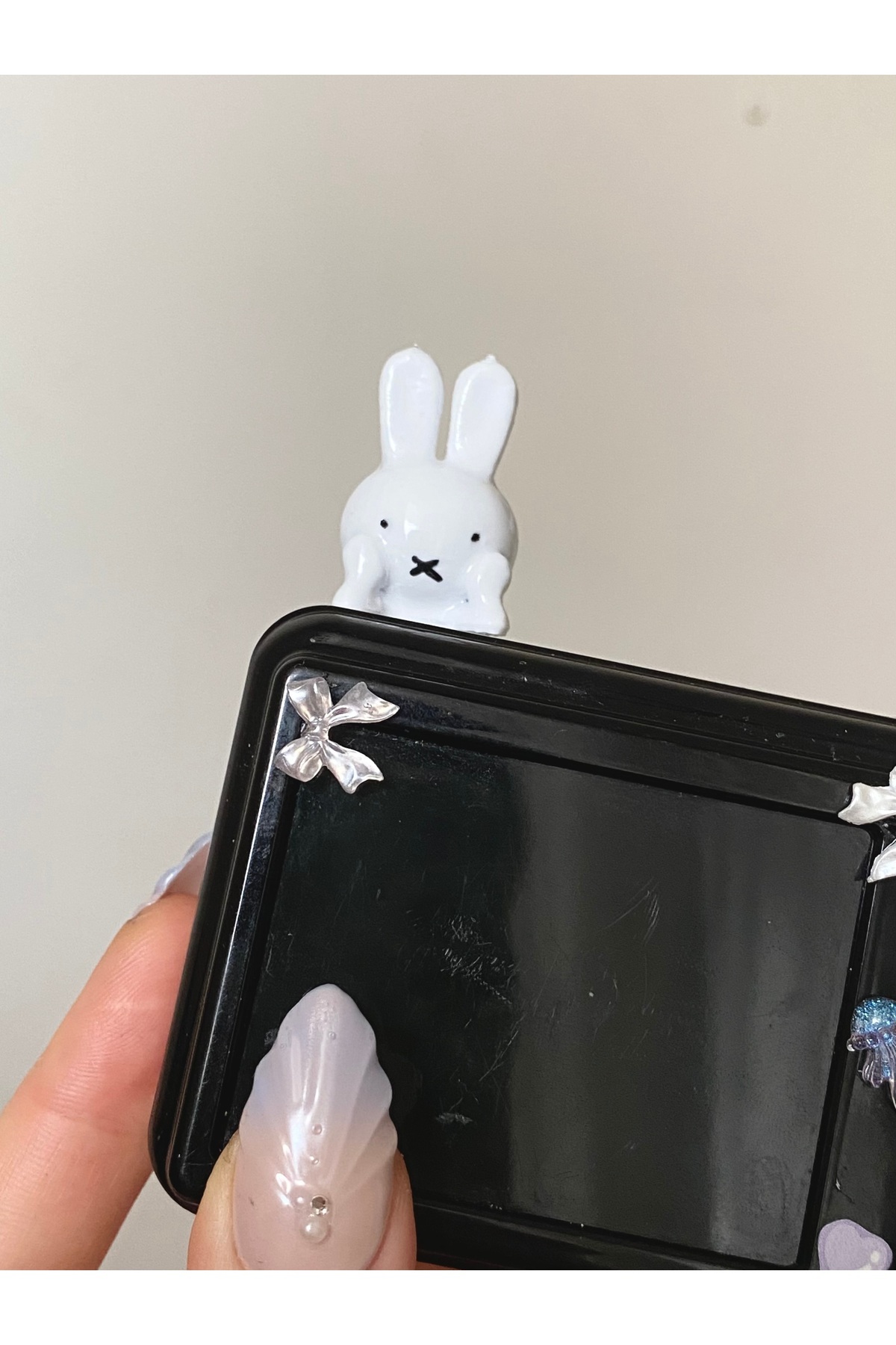 bettymettys Sevimli Parlak Tavşan Telefon Laptop Kamera Hipper Phone Hipper