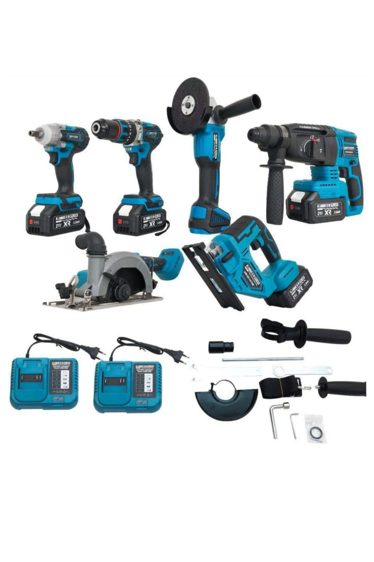 Curél セット Qlux L863X6 Quick 6'lı Sızdırmaz Kare Saklama Kabı Seti - Siyah