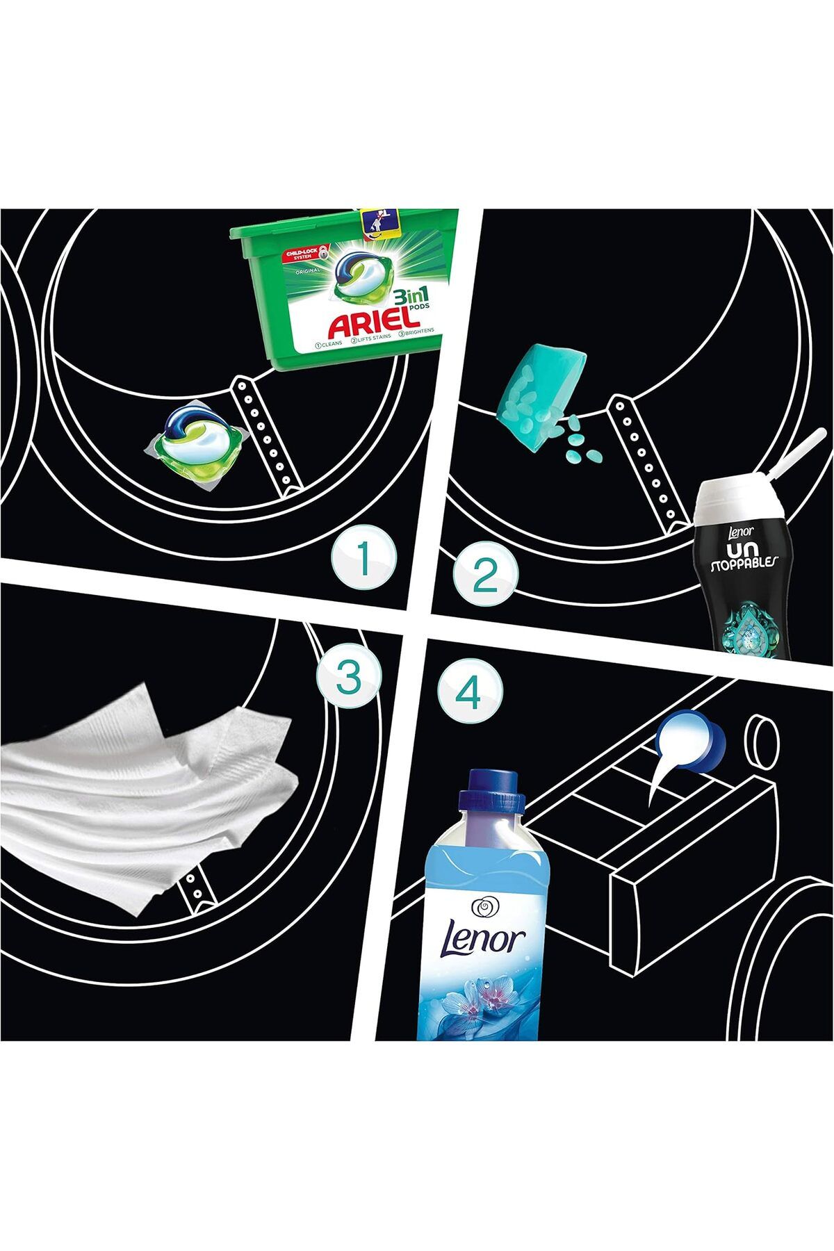 lenor-Unstoppables، Fresh Maxi Format، 6 × 210 جم 7