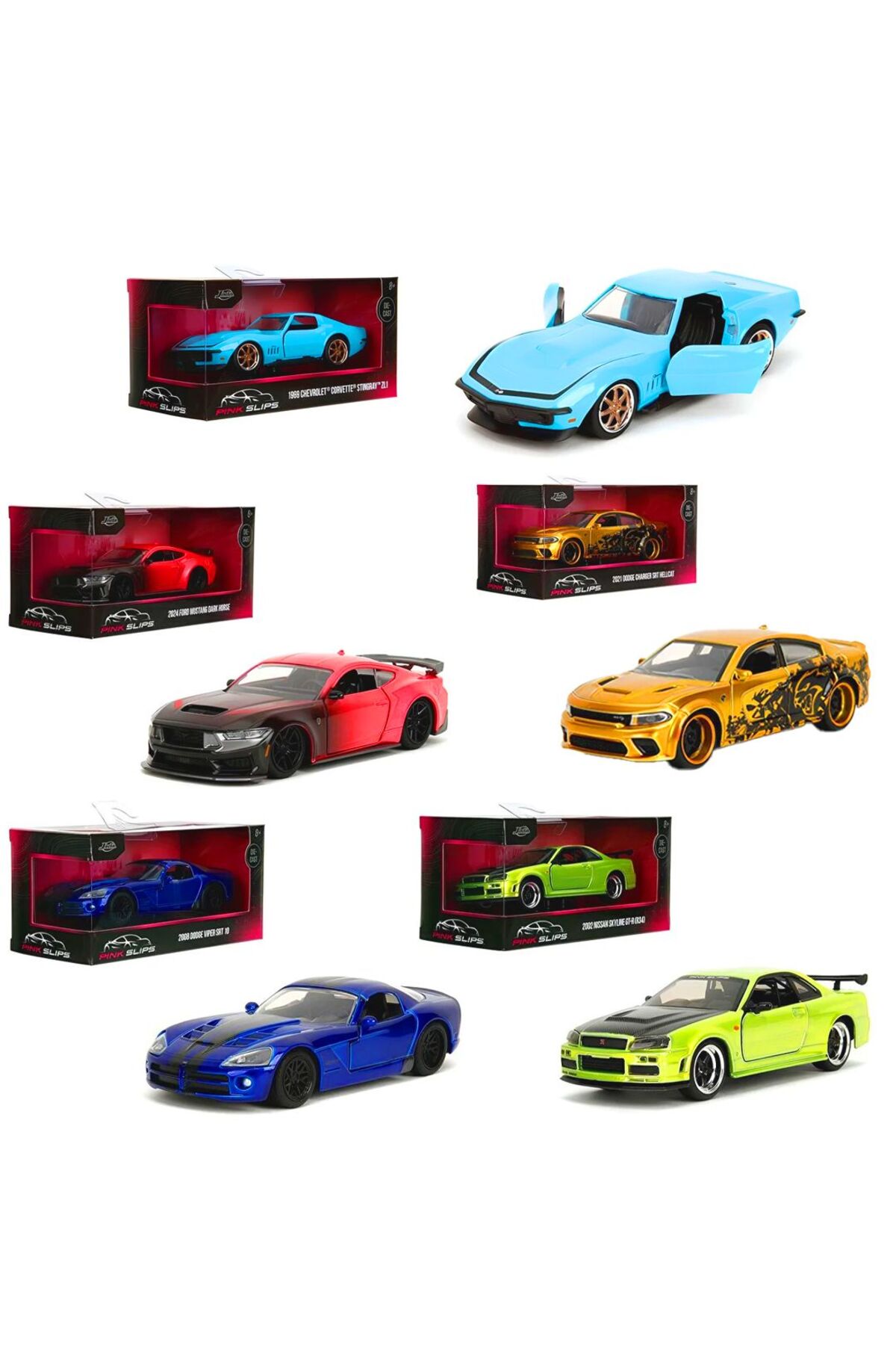 Banadabak JADA PİNK SLİPS 3292000 DİE CAST METAL ARABALAR 1:31 8+
