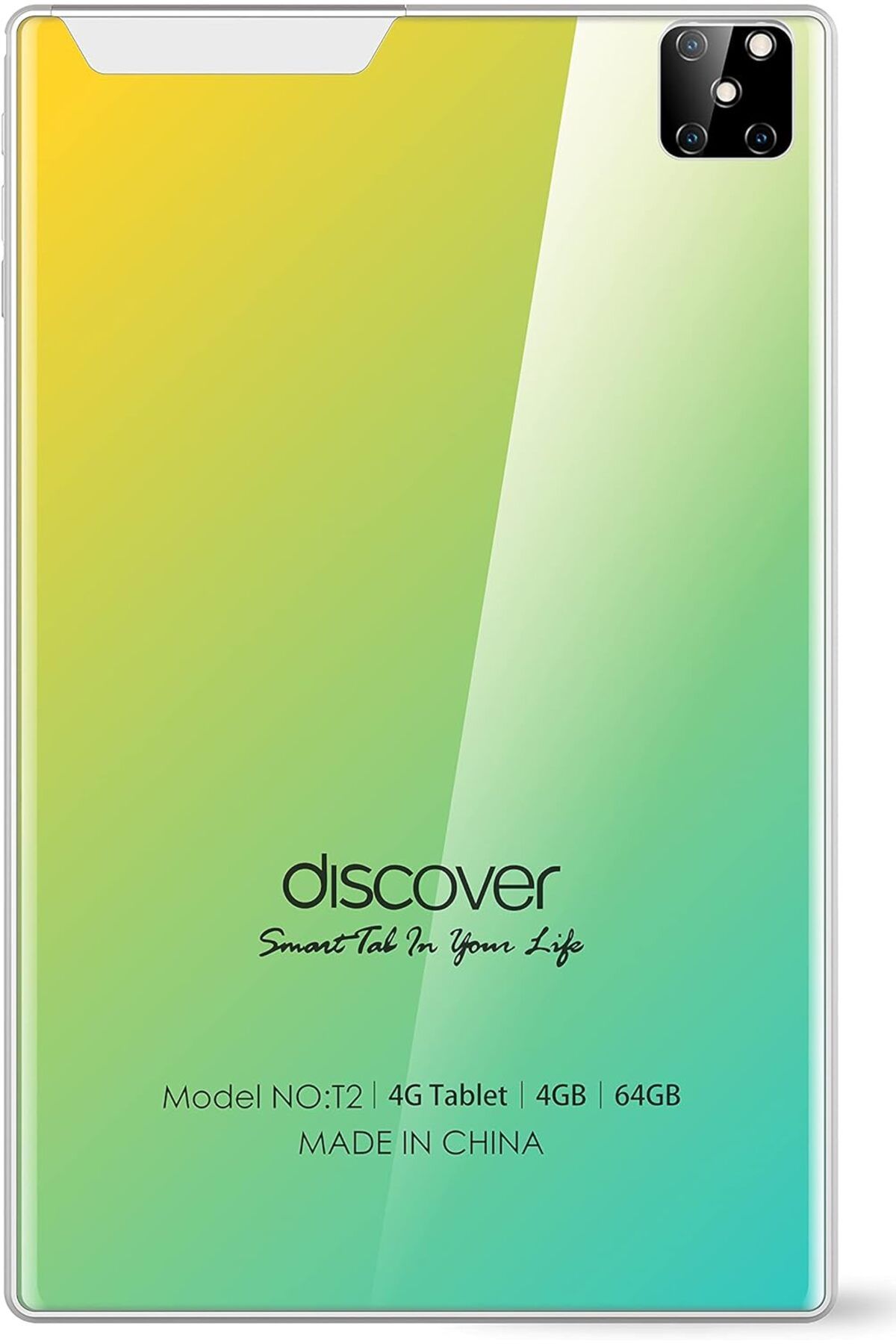 Discover-T2، جهاز لوحي ذكي للتعلم، 10.1 بوصة، أندرويد 8.1، 64 جيجابايت، 4 جيجابايت DDR3، 4G LTE، ثنائي الشريحة 3