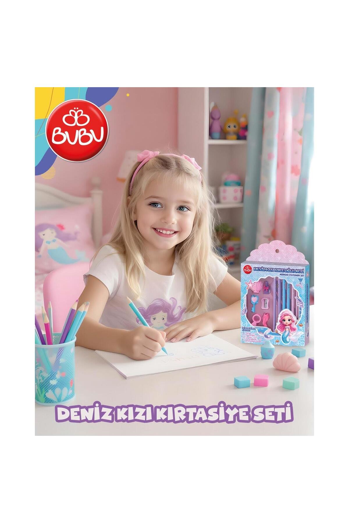 Bubu Bu-Bu Kırtasiye Seti Deniz Kızı